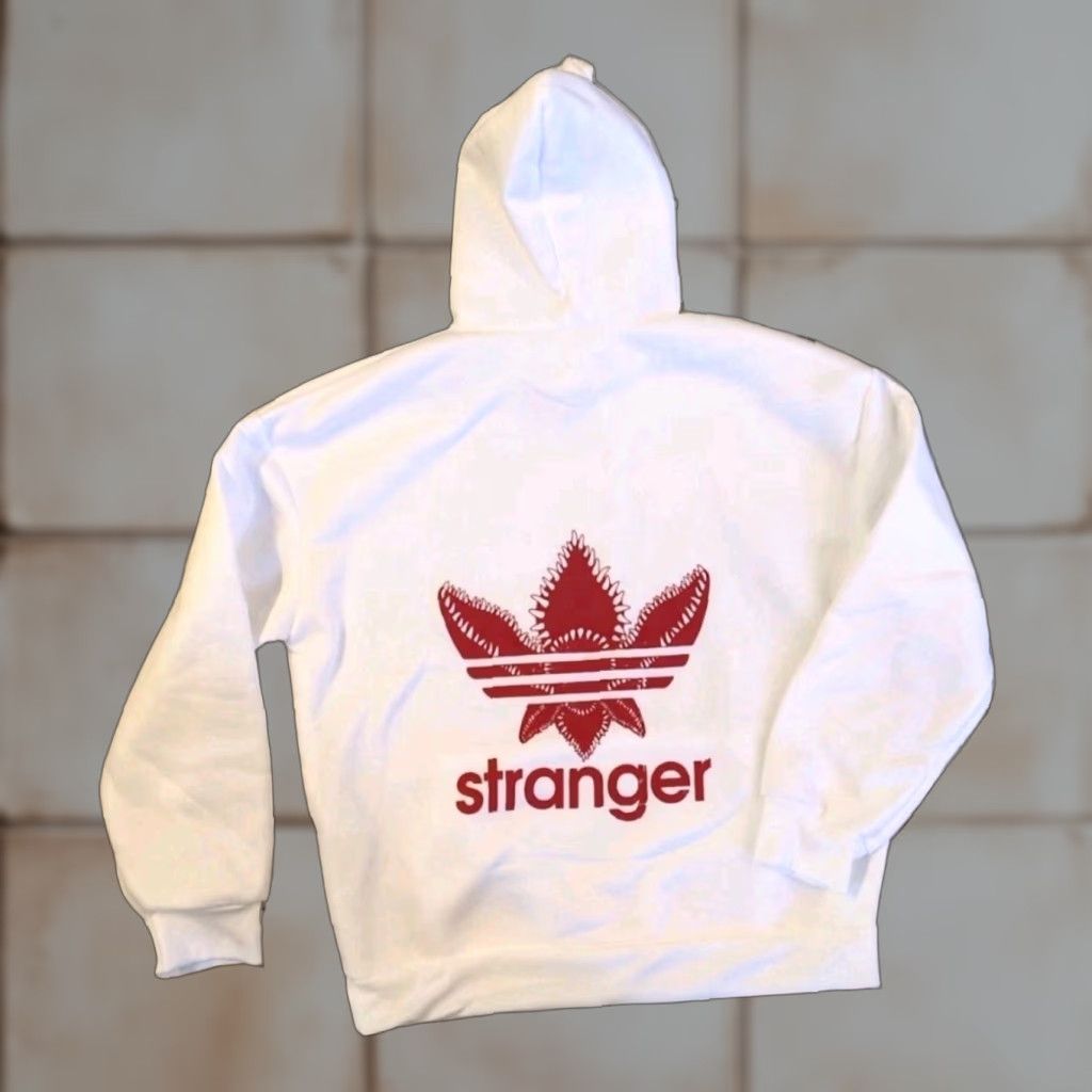 Vintage VINTAGE Unisex Stranger Things Hoodie Pullover Netflix Series Fan Casual Large L New Red Size US L / EU 52-54 / 3 - 1 Thumbnail