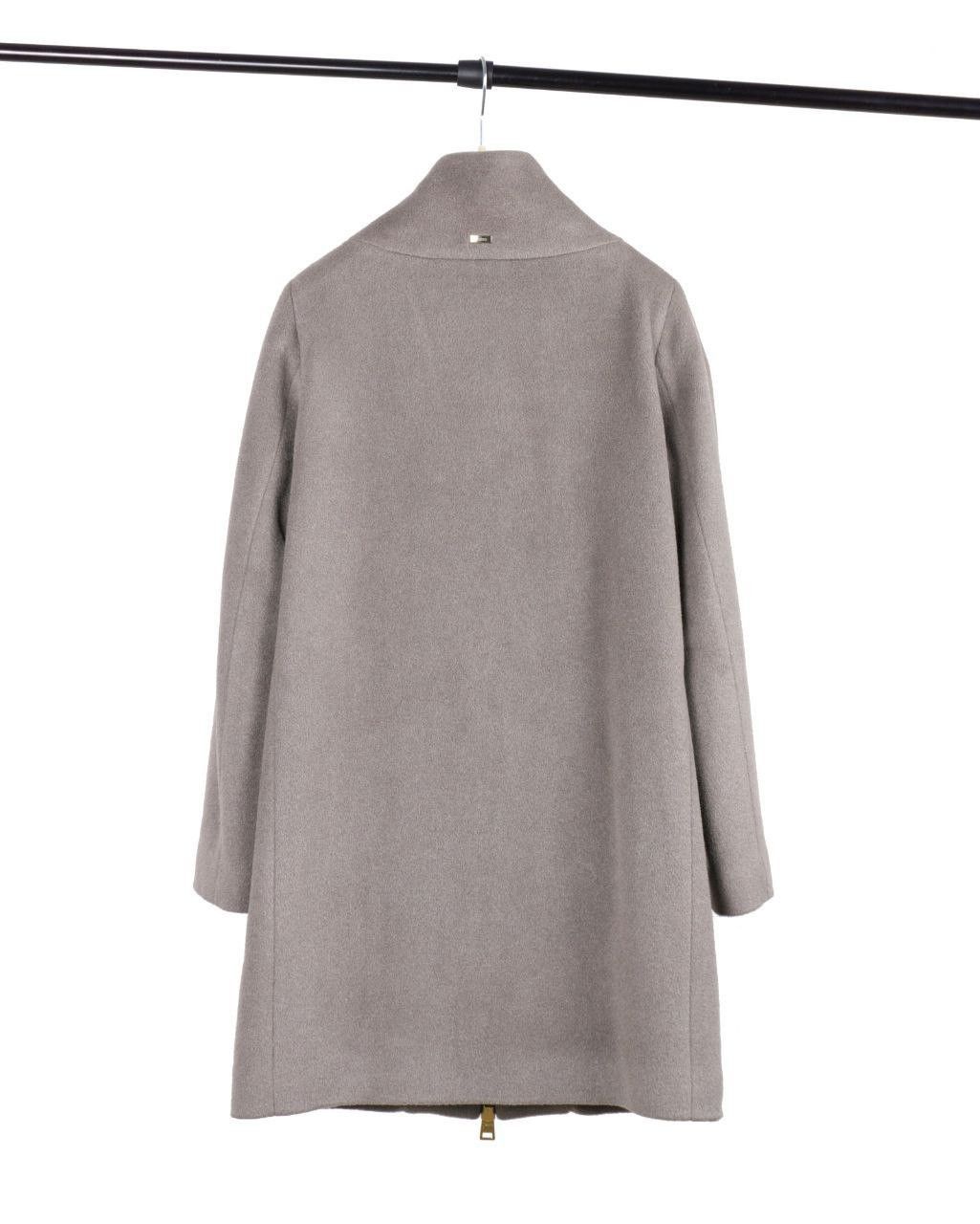 Herno HERNO / Zip Wool-Angora-Silk Coat Size M / US 6-8 / IT 42-44 - 6 Thumbnail
