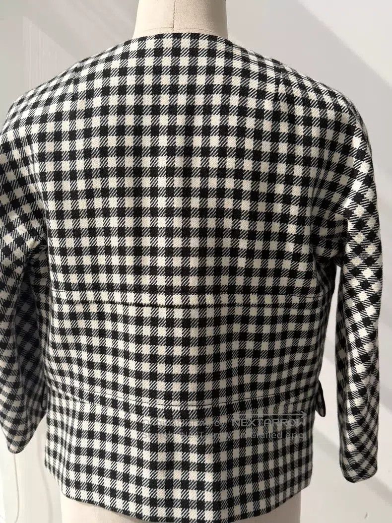 Comme des Garcons Comme des Garcons Black and White Plaid Blazer Size S / US 4 / IT 40 - 3 Thumbnail