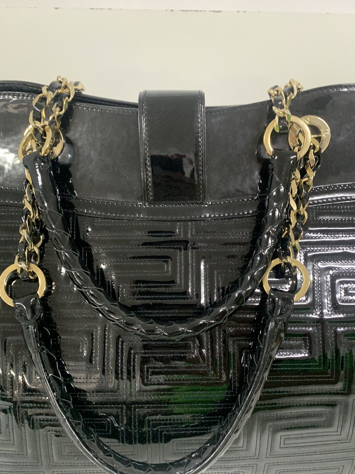 Versace Patent leather bag Versace Size ONE SIZE - 8 Thumbnail