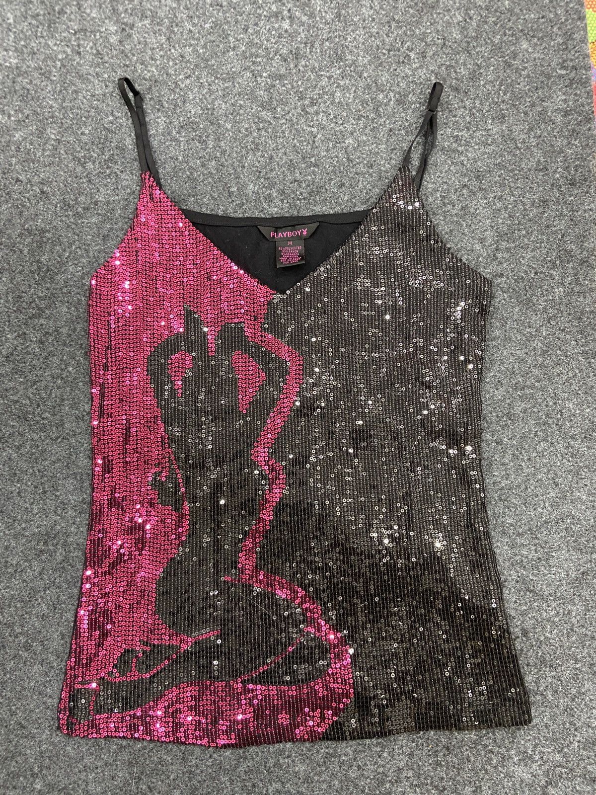 Playboy VINTAGE 90s PLAYBOY SEQUENCE TOPS Size S / US 4 / IT 40 - 1 Thumbnail