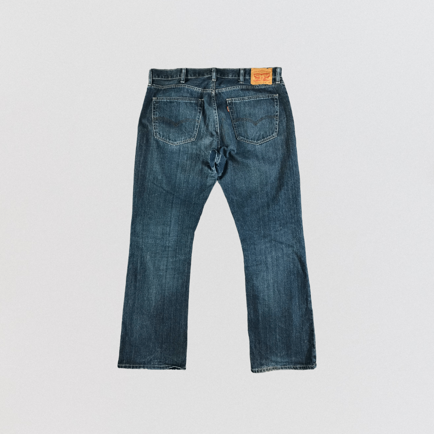 Levi's × Vintage Vintage Blue Wash Levis 527 Flare Jeans-JM3485 Size 39" - 2 Thumbnail