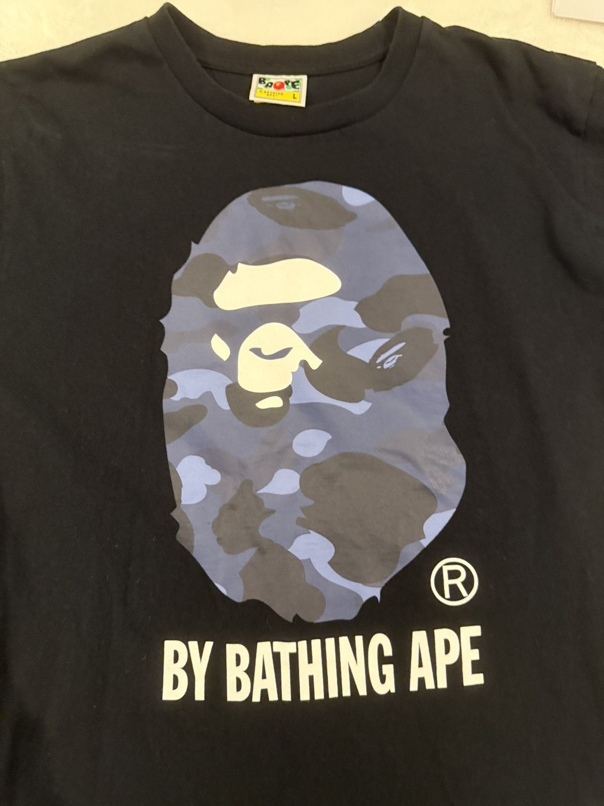 Bape Bape Blue Ape Head T Shirt Size US L / EU 52-54 / 3 - 1 Thumbnail