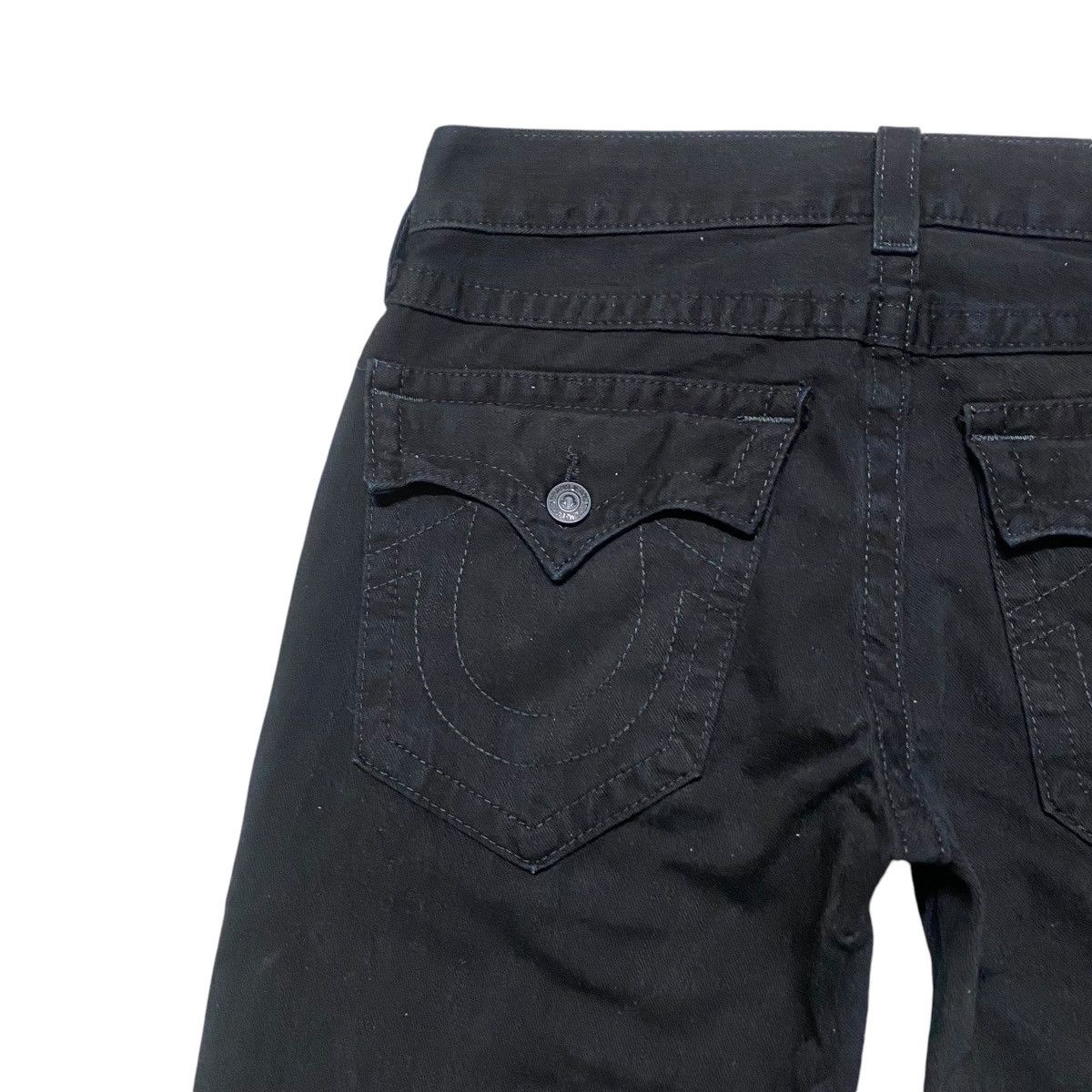 True Religion True Religion Black Denim Jeans Ricky Size US 31 - 11 Thumbnail