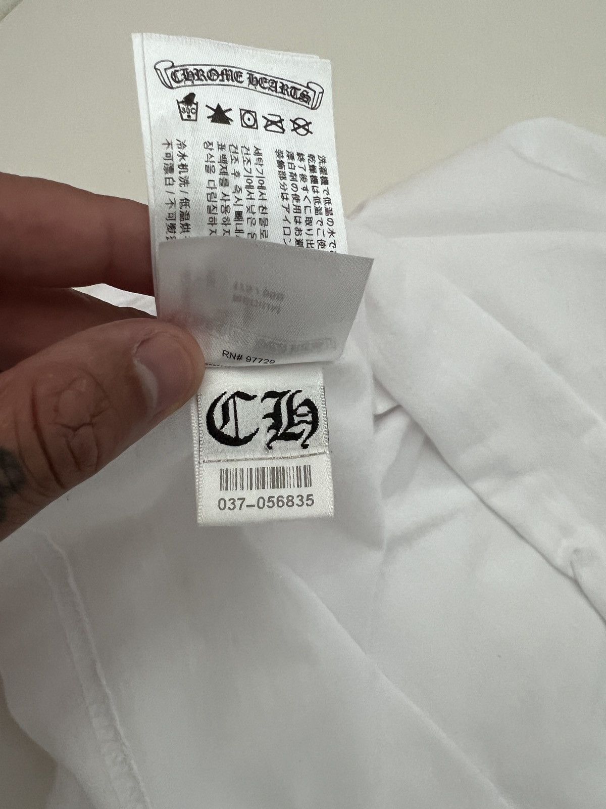 Chrome Hearts Chrome hearts logo t shirt Size US M / EU 48-50 / 2 - 6 Thumbnail