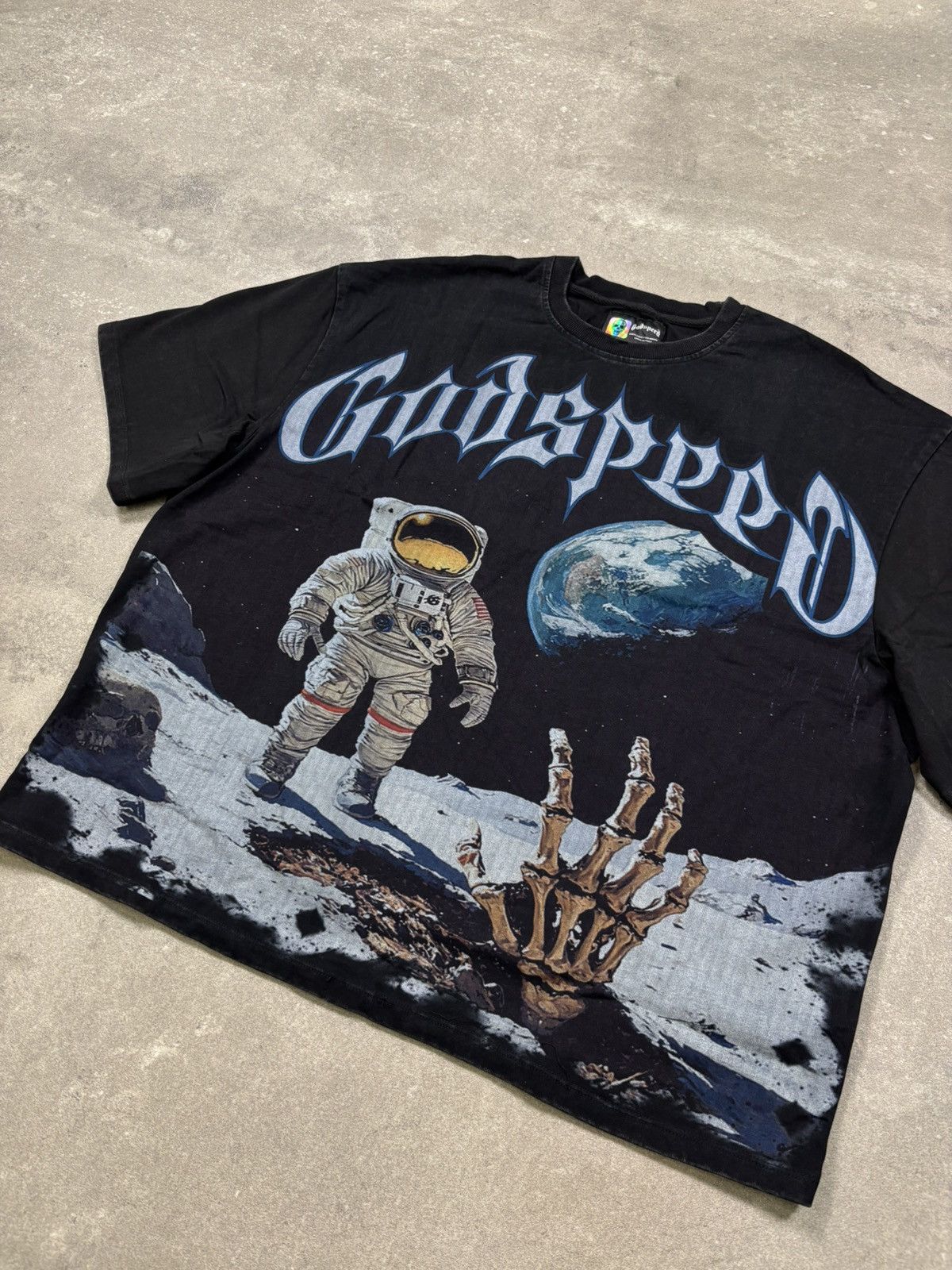 Godspeed Godspeed First Contact T-Shirt, Washed Black Size US XXL / EU 58 / 5 - 4 Thumbnail
