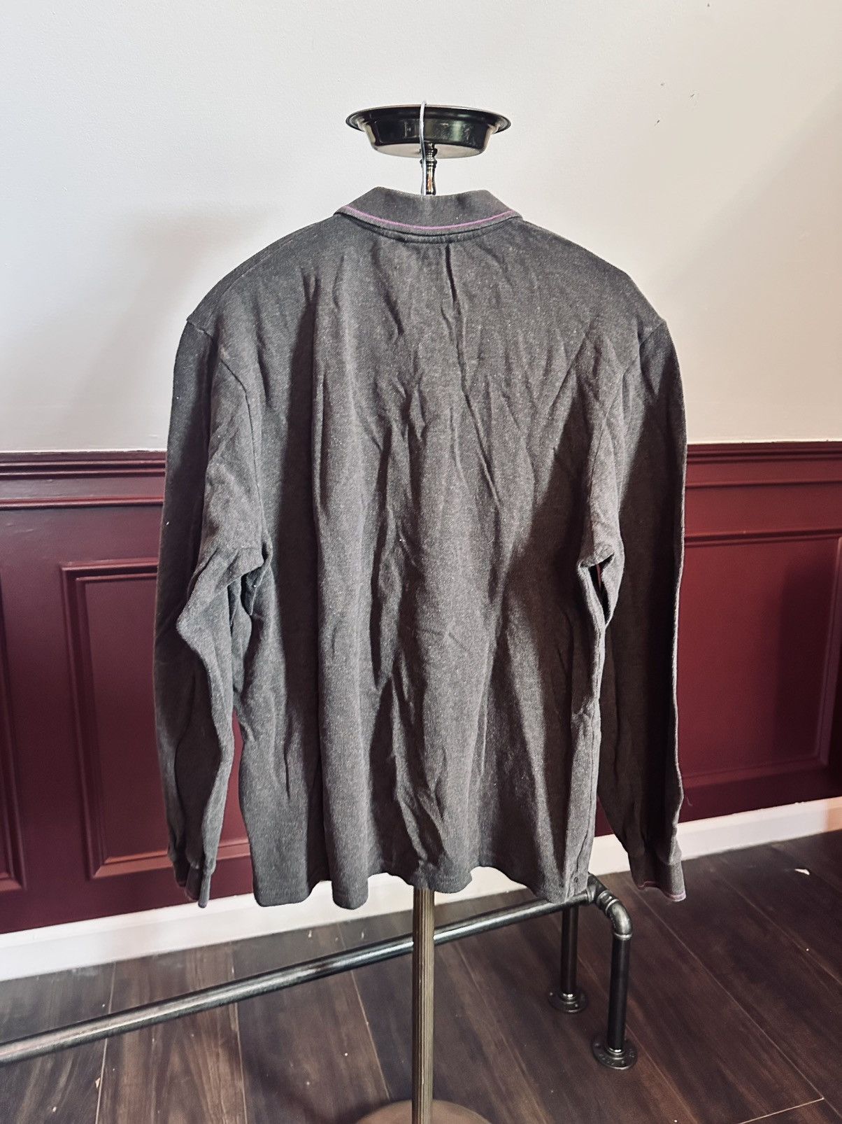 Etro ETRO long sleeve cotton pique Italian polo shirt Size US M / EU 48-50 / 2 - 7 Thumbnail