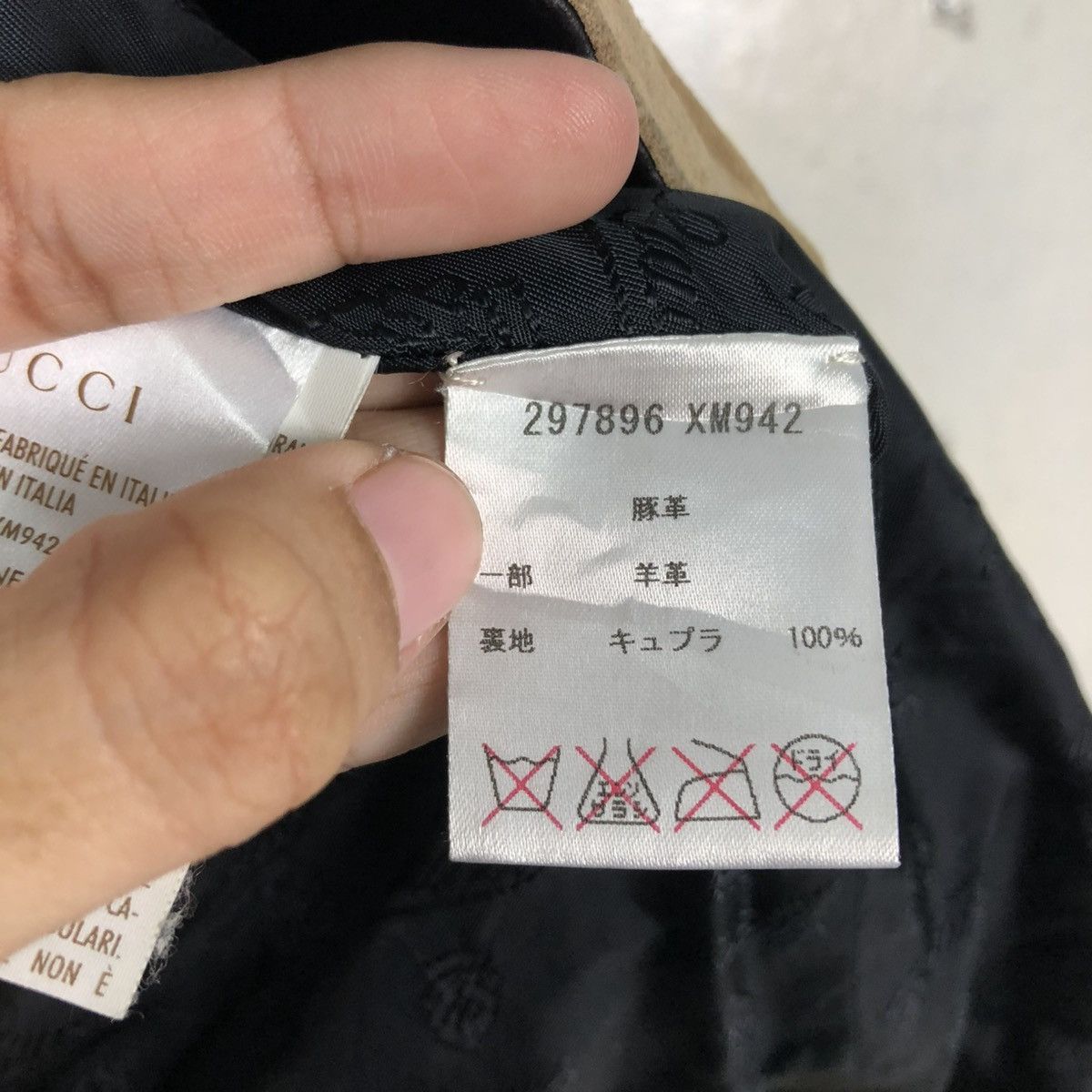 Gucci 🔥ARCHIVE PIG SKINS BIKER LEATHER JACKET GUCCI DOUBLE COLLAR Size US M / EU 48-50 / 2 - 21 Thumbnail