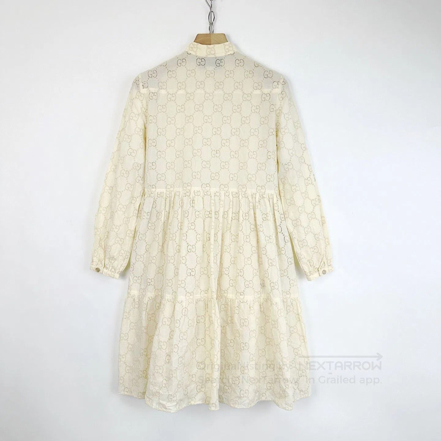 Gucci Gucci Double G Embroidered Brocade Dress. Size XS / US 0-2 / IT 36-38 - 2 Thumbnail