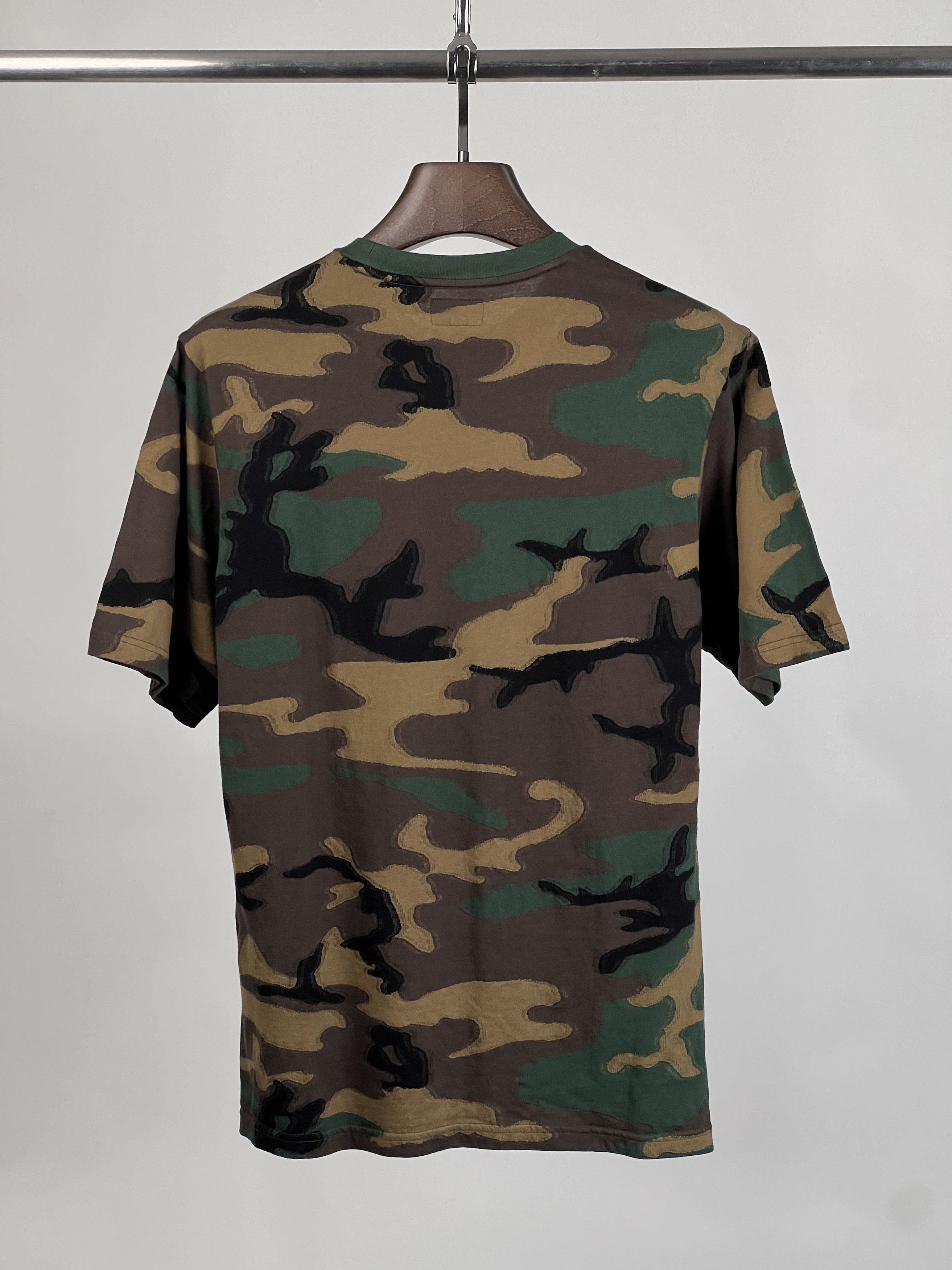 Supreme Intarsia Camo outlets S/S TopnOrange Camo size Large, NEW