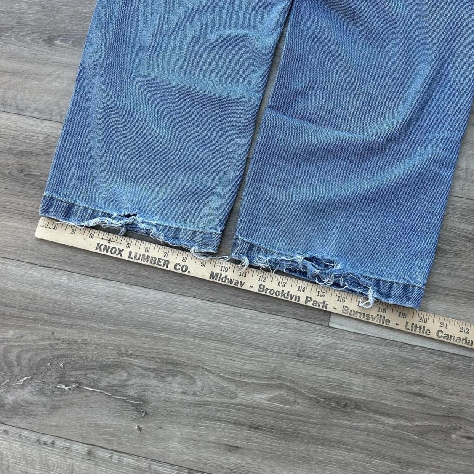 Southpole Vintage y2k Baggy Wide Leg Denim Jeans size 34/30 lightwash Size US 34 / EU 50 - 7 Thumbnail