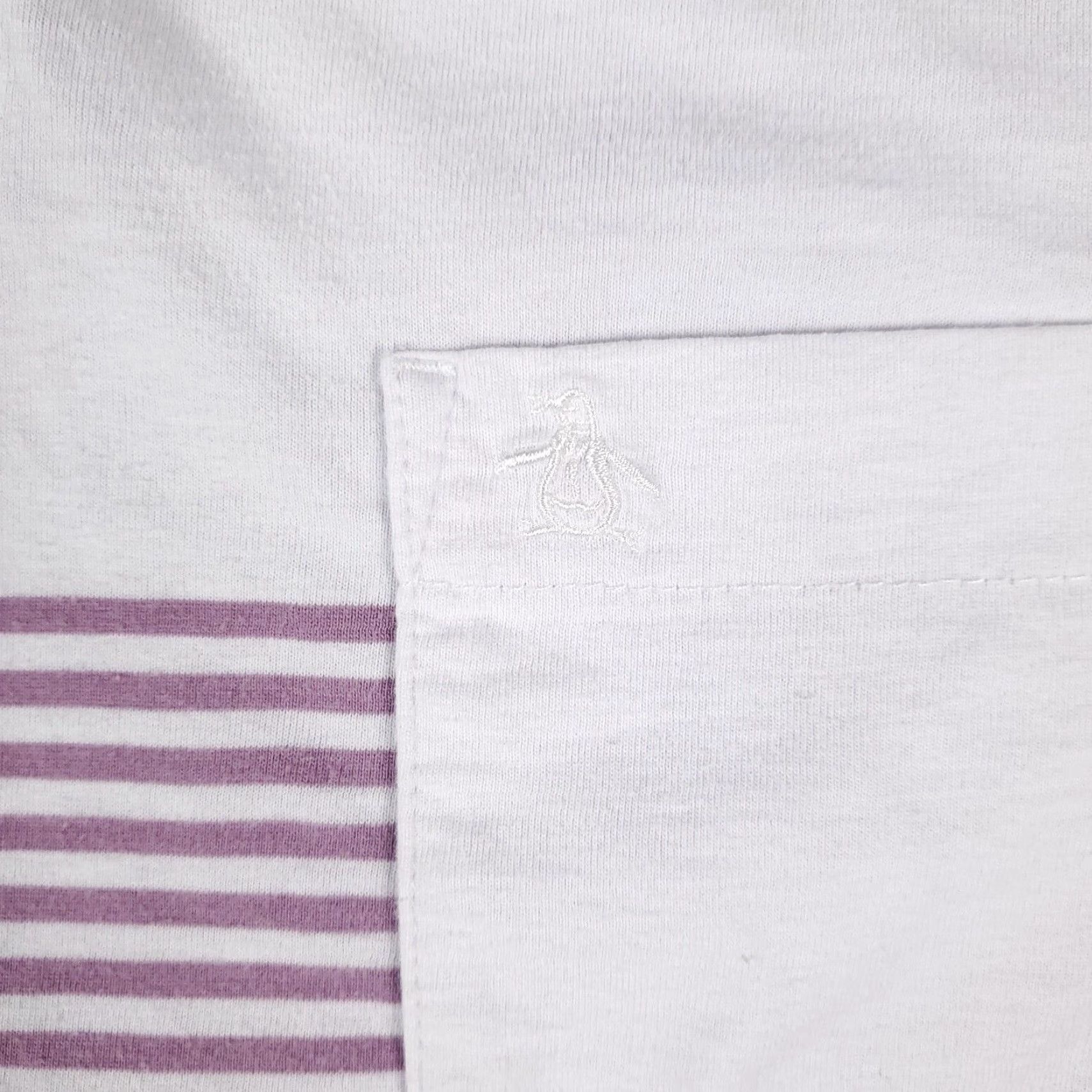 Original Penguin Original Penguin Polo Shirt Mens Large Multicolor Striped Short Sleeve Casual Button-Front Polo Mens Large Multicolor Striped Polo Shirt Size US L / EU 52-54 / 3 - 2 Thumbnail