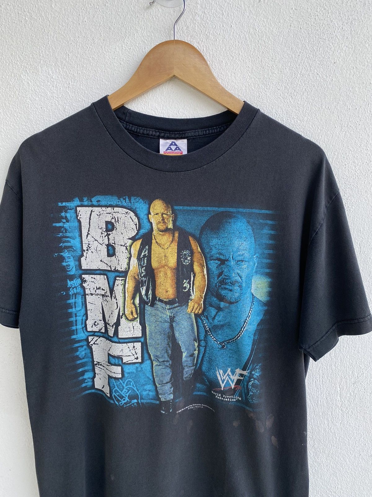 Vintage Vintage stone cold steve austin wrestling shirt Size US L / EU 52-54 / 3 - 3 Thumbnail