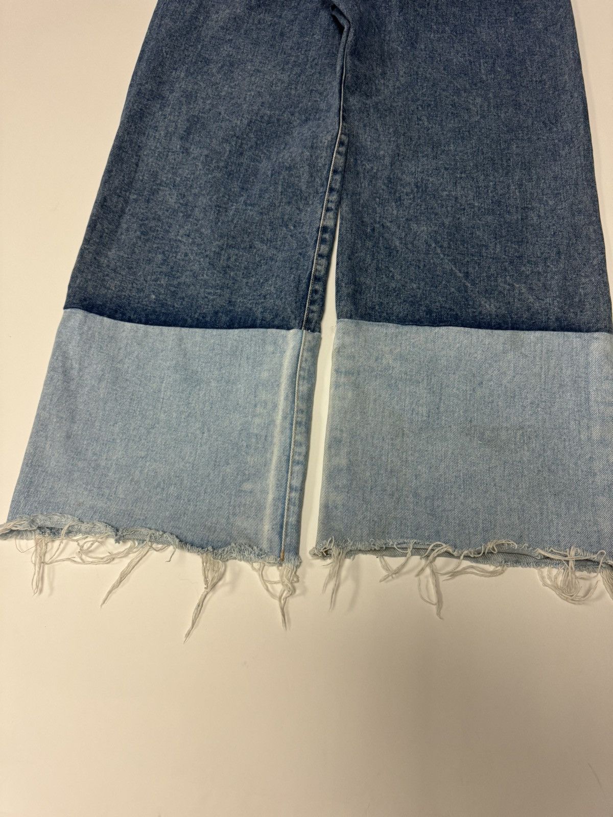 Simon Miller Simon Miller Wide Leg Split Wash Denim Size US 30 / EU 46 - 14 Thumbnail