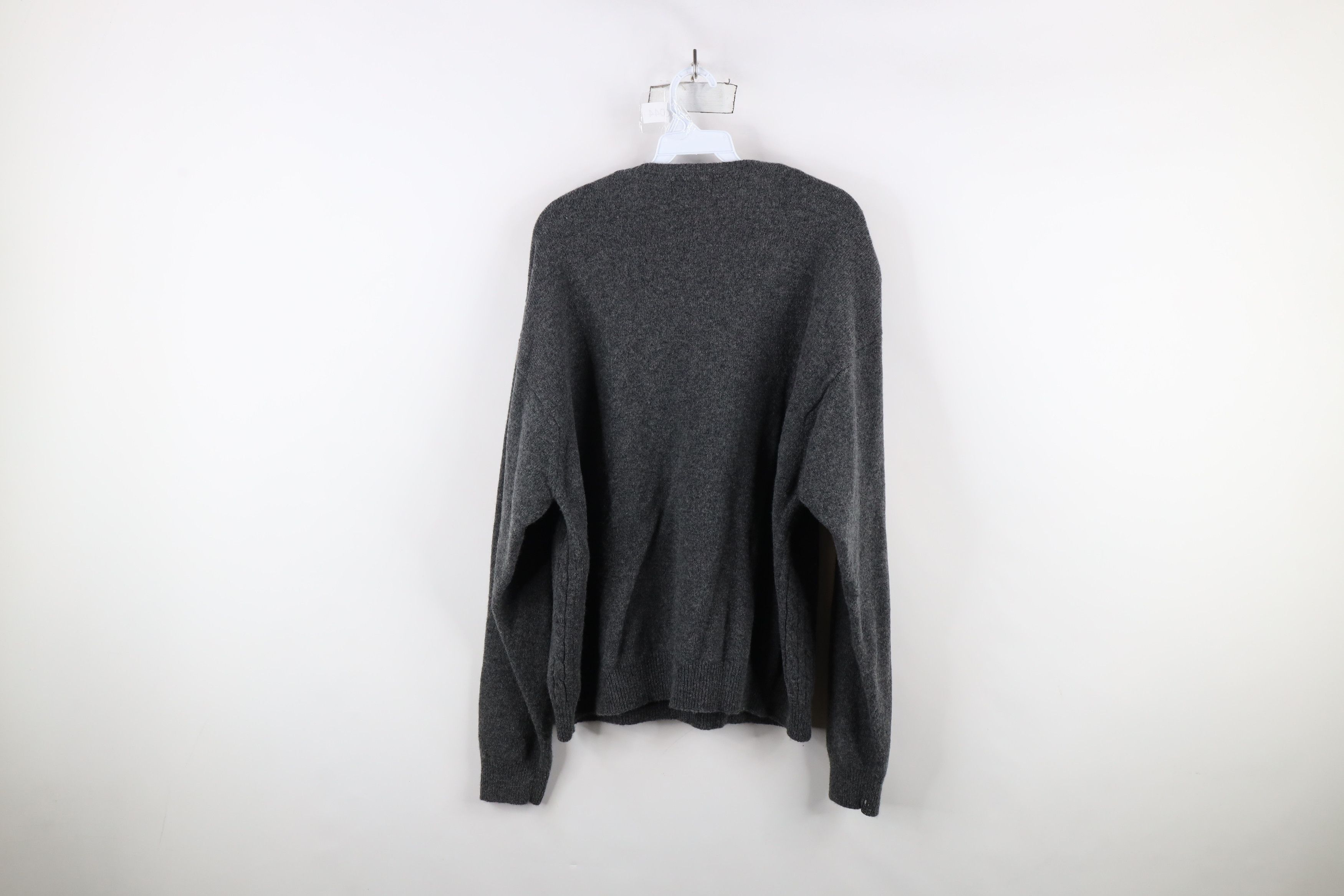 Vintage Vintage 90s Streetwear Wool Cable Knit Crewneck Sweater Size US XXL / EU 58 / 5 - 8 Thumbnail