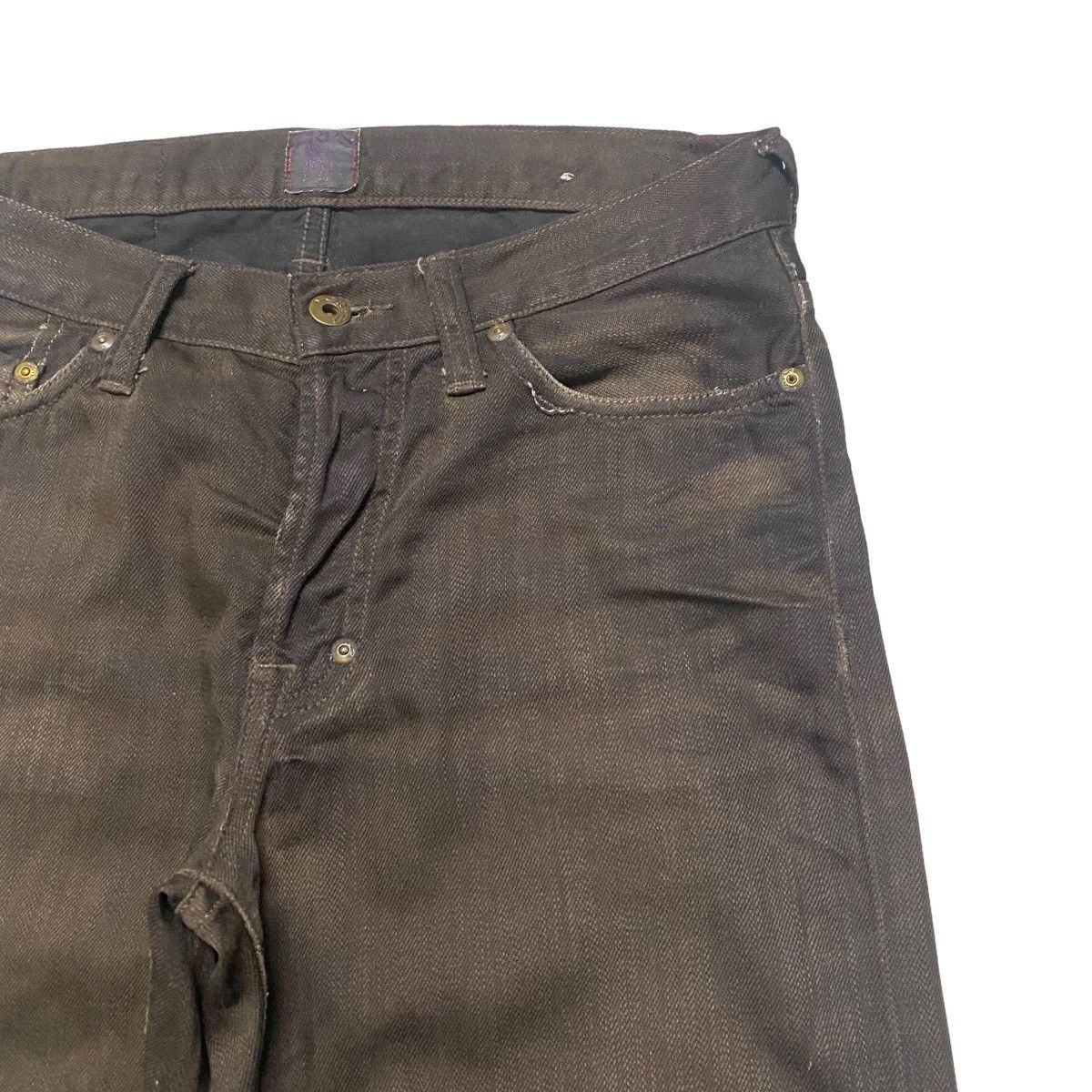 Prps PRPS Denim Coated Distressed Jeans Size US 29 - 5 Thumbnail