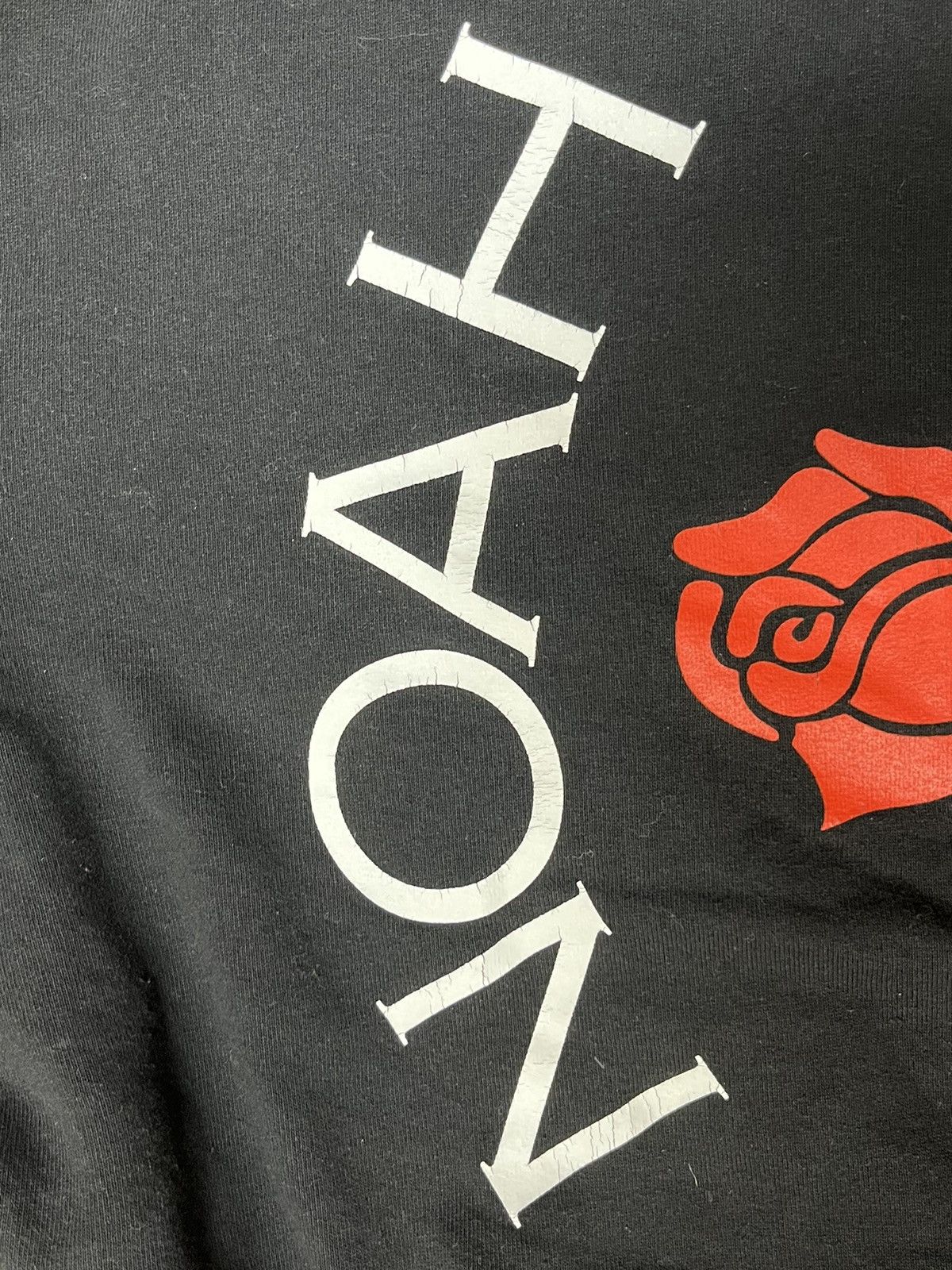 Noah Noah Rose Logo Hoodie FW19 Black Pre-Owned Size US M / EU 48-50 / 2 - 3 Thumbnail