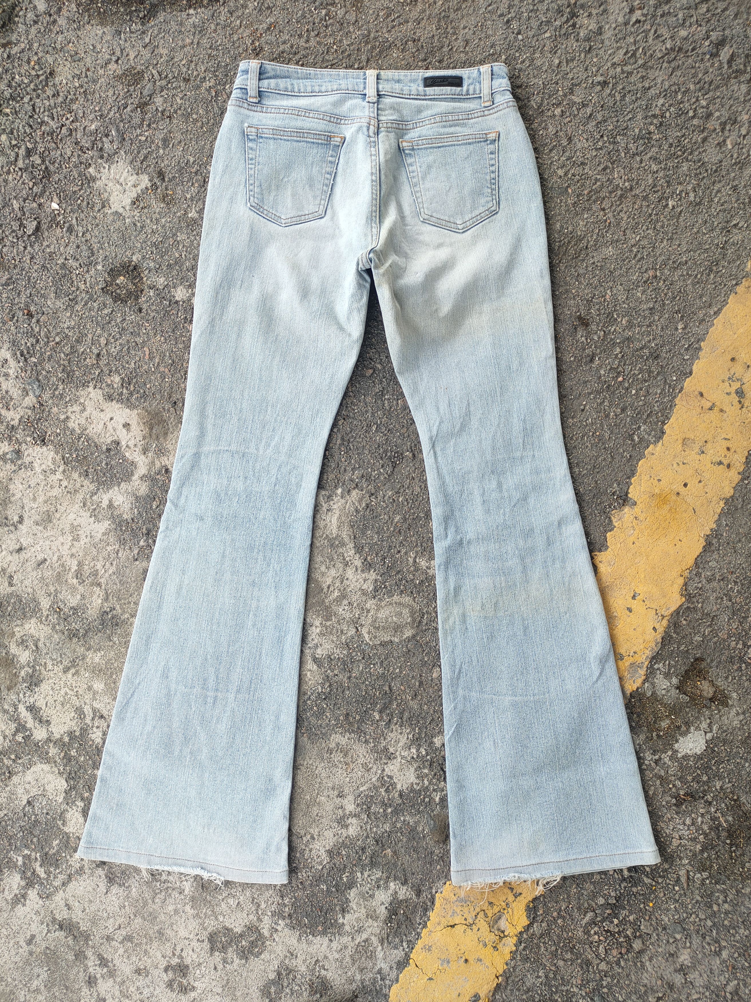 Japanese Brand × Jean × Vintage VINTAGE JAPANESE WOMAN FLARE FADED JEANS DENIM PANTS Size US 28 / EU 44 - 2 Thumbnail
