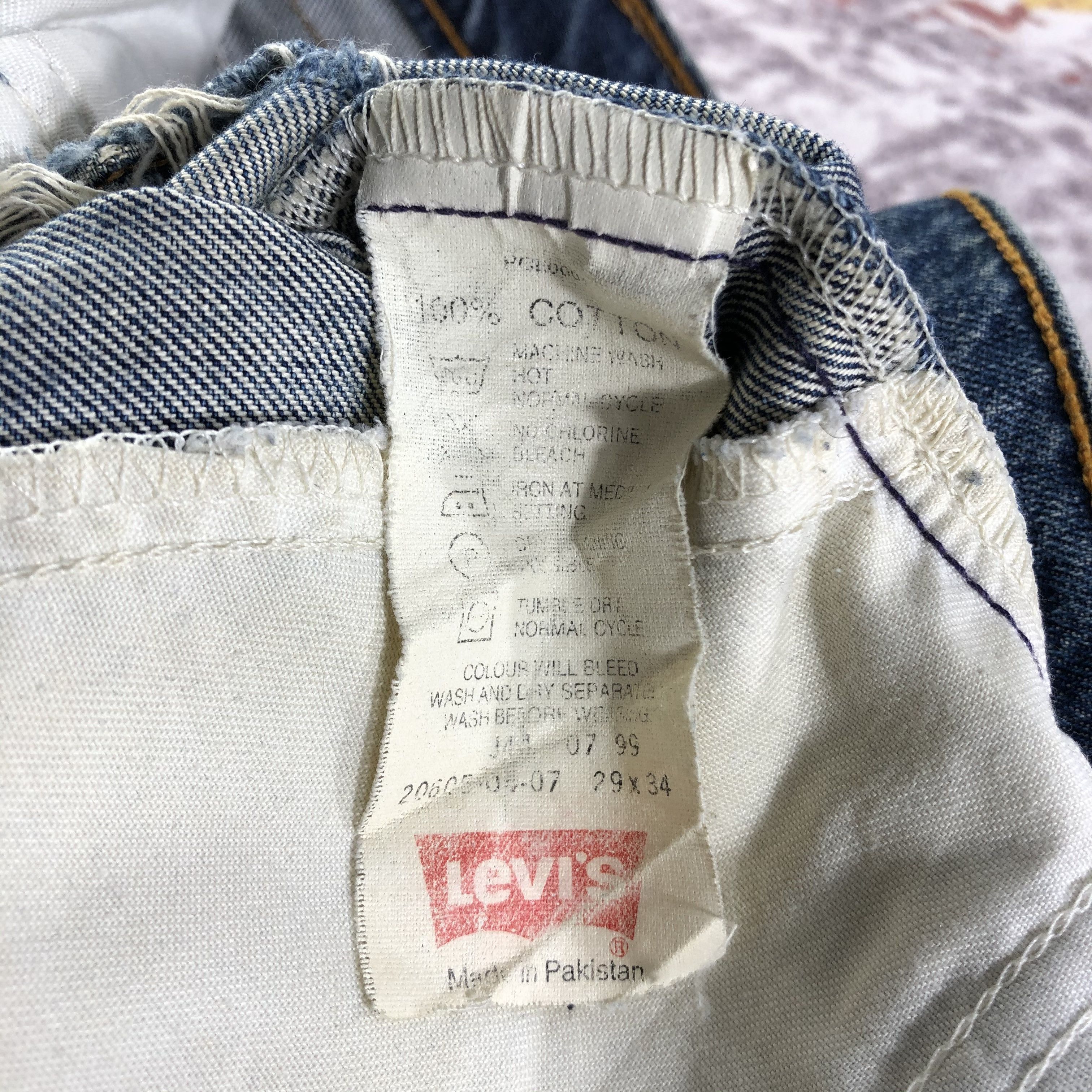 Levi's × Vintage 90s Vintage Orange Tab Levis 605 Jeans-JM3335 Size US 28 / EU 44 - 11 Thumbnail
