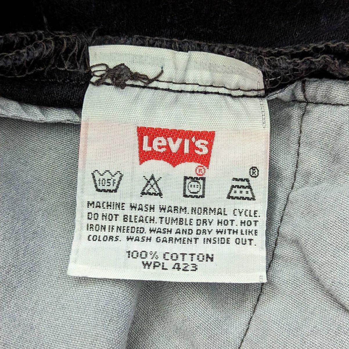 Levi's × Levi's Vintage Clothing × Vintage Vintage Y2K Levi 501 Jeans Black Faded Colombia Button Fly Size US 40 / EU 56 - 4 Thumbnail