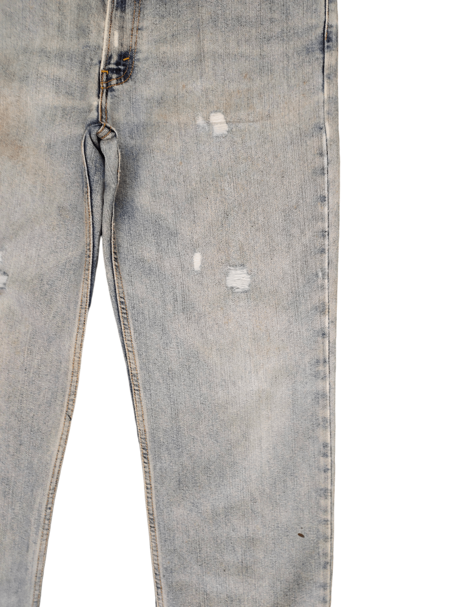 Levi's Vintage Levis 550 Light Wash Rusty Distressed Denim Jeans Size US 36 / EU 52 - 8 Thumbnail