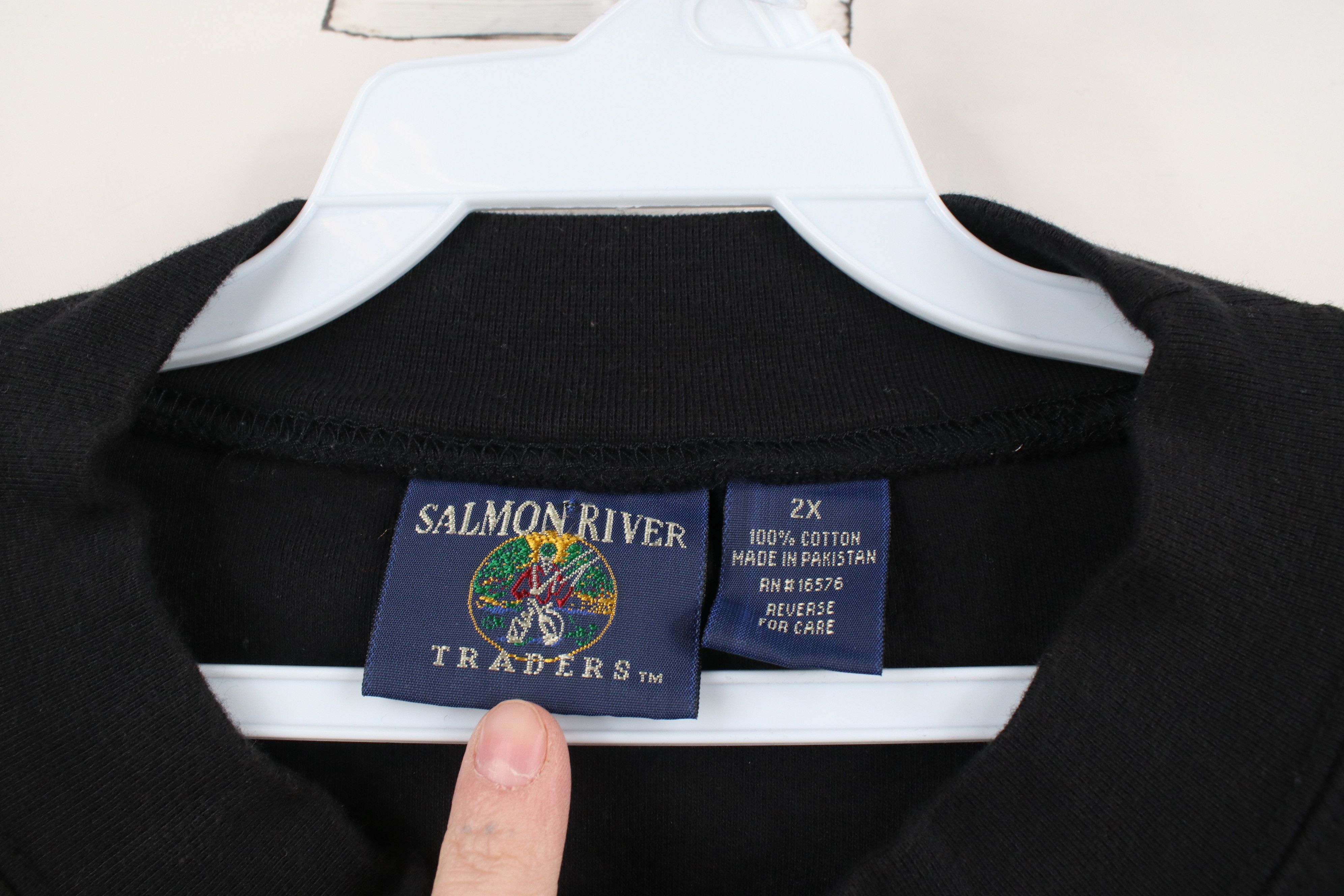Vintage Vintage 90s Streetwear Baggy Fit Long Sleeve T-Shirt Cotton Size US XXL / EU 58 / 5 - 4 Thumbnail