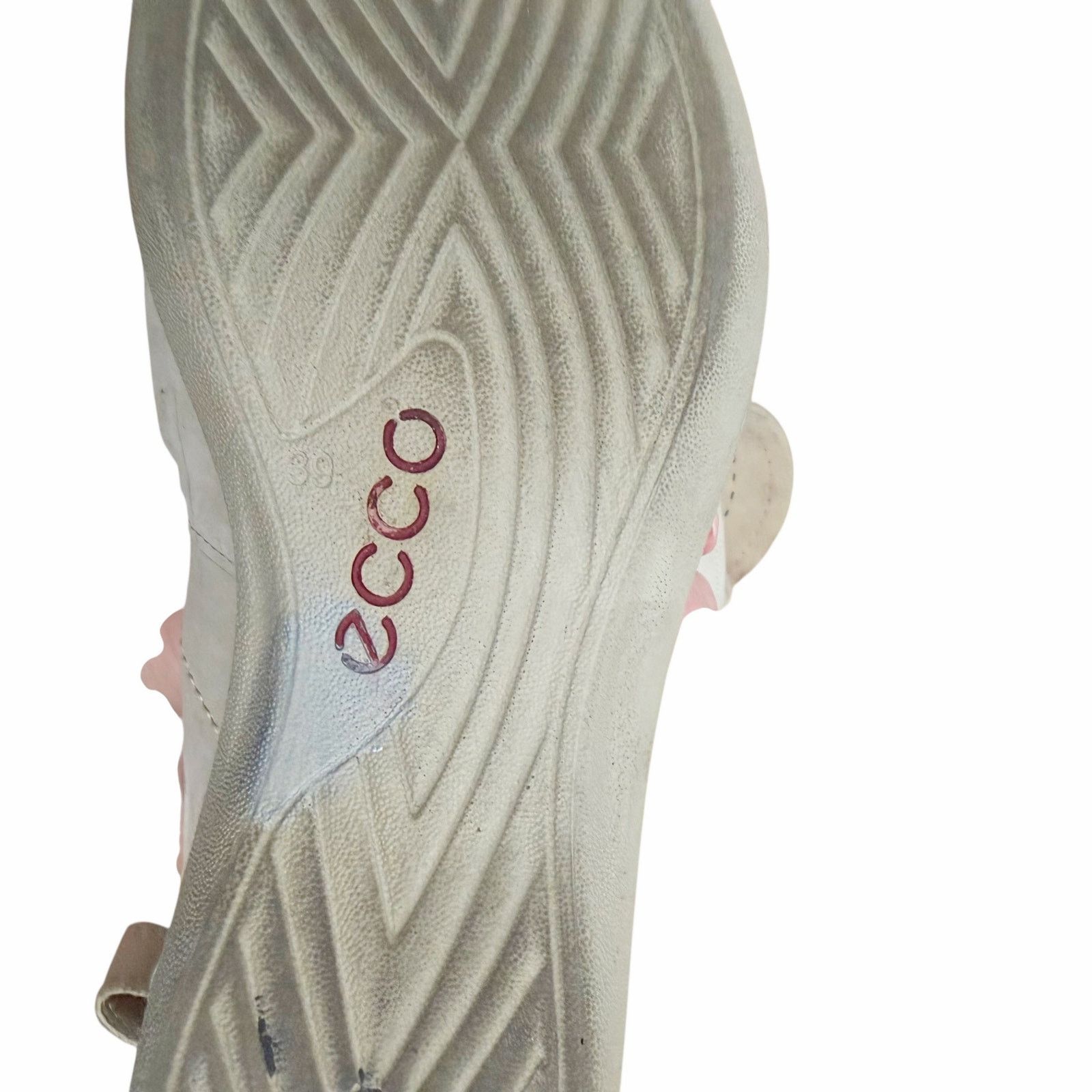 Ecco Ecco Beige Leather Breeze 3 Strap Sandals Sz 39 Size US 8.5 / IT 38.5 - 2 Thumbnail