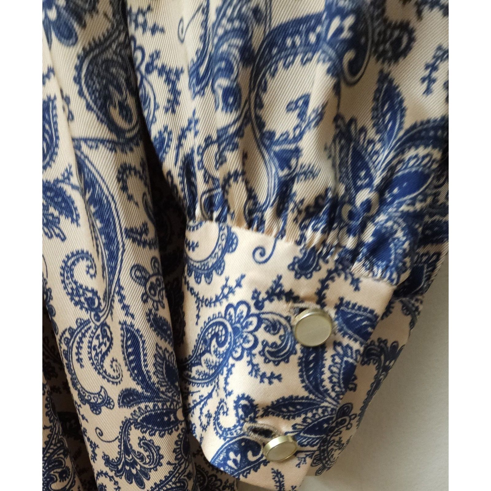 Sandro Sandro Paris Midi Dress Floral blue Beige Size 36 Size M / US 6-8 / IT 42-44 - 5 Thumbnail