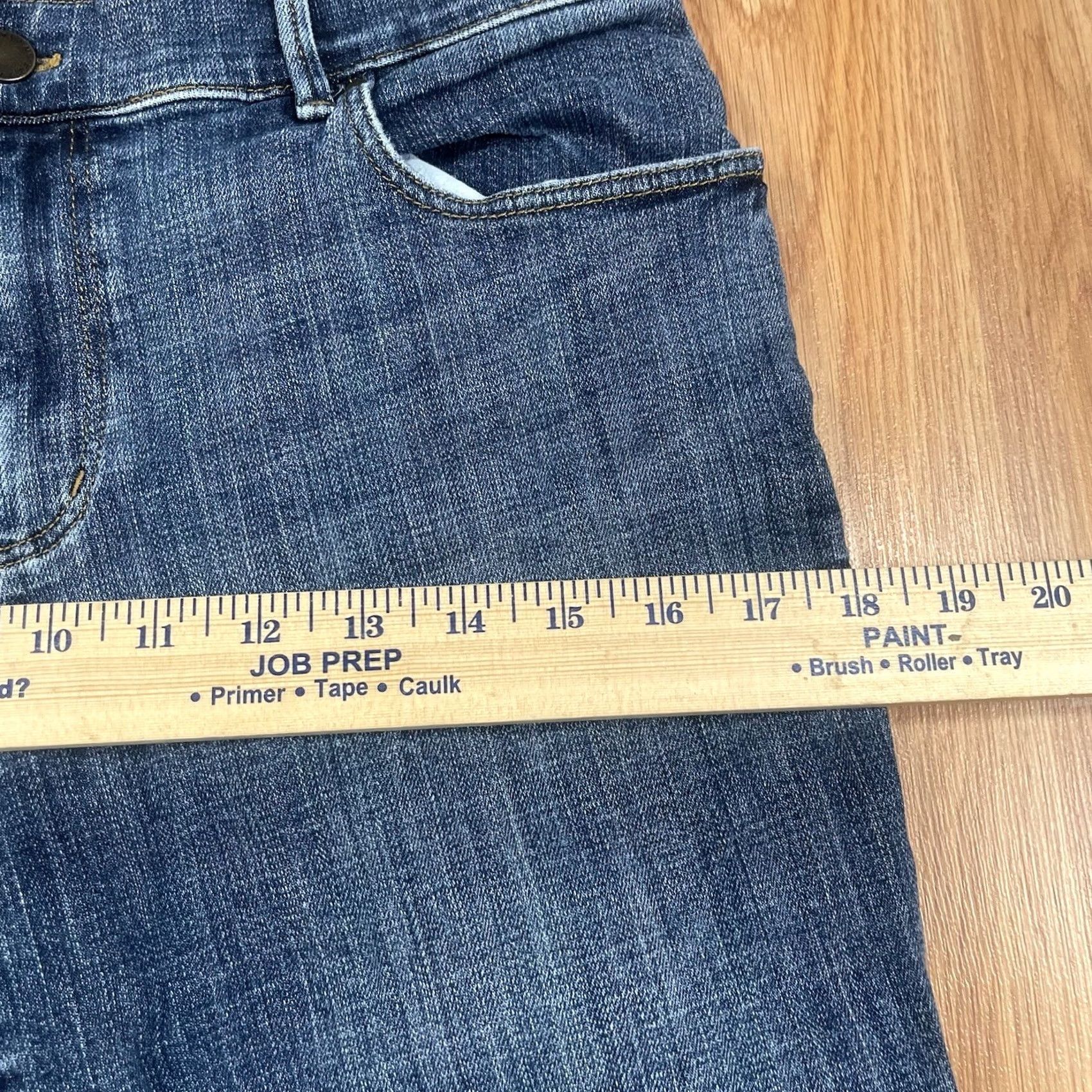 Ann Taylor Ann Taylor Jeans Womens Size 8 Stretch Mid Rise Blue Wash Denim Size 30" / US 8 / IT 44 - 6 Thumbnail