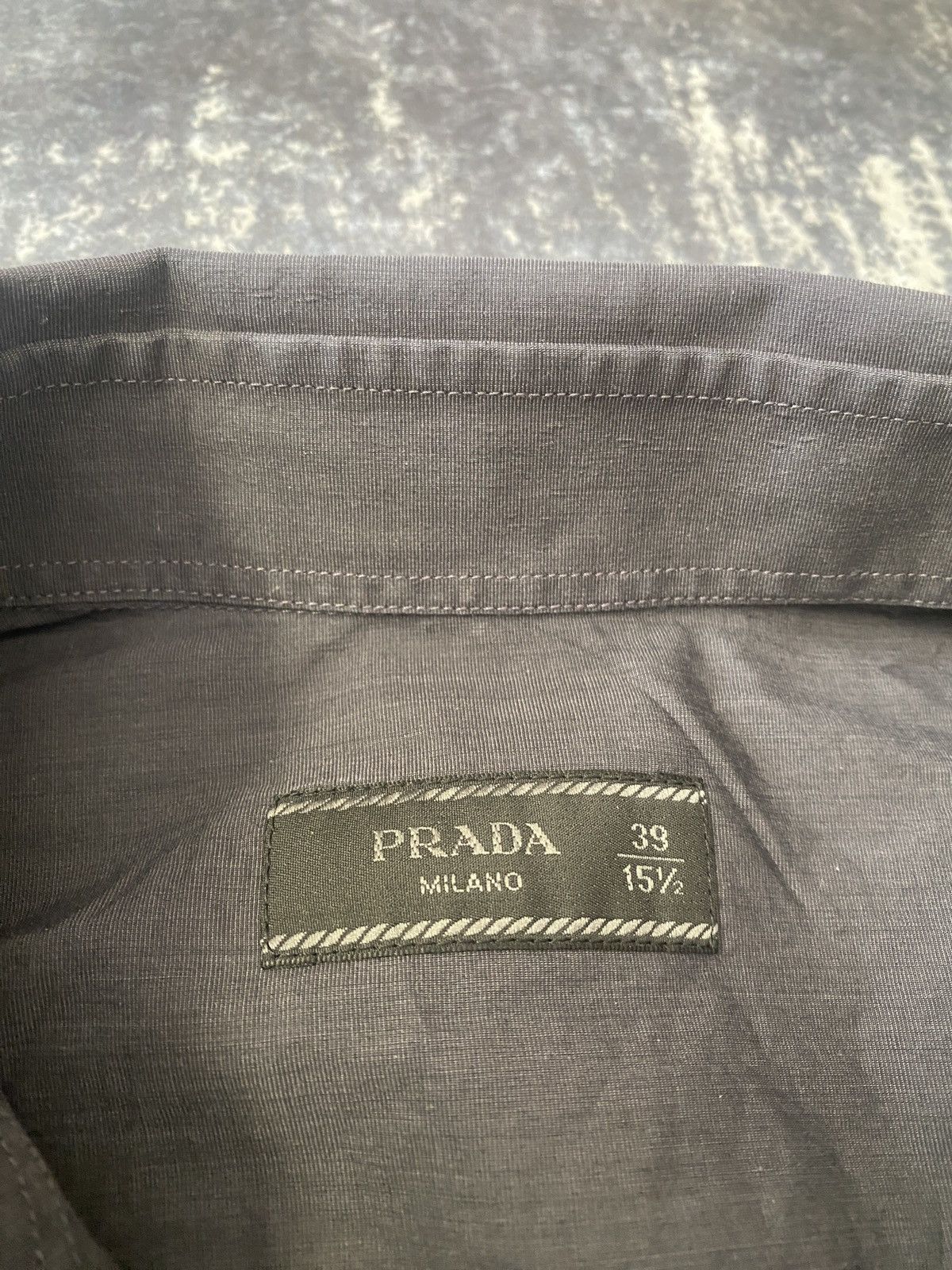Prada Grey silver elagant shirt button up prada 2017 Size US M / EU 48-50 / 2 - 2 Thumbnail