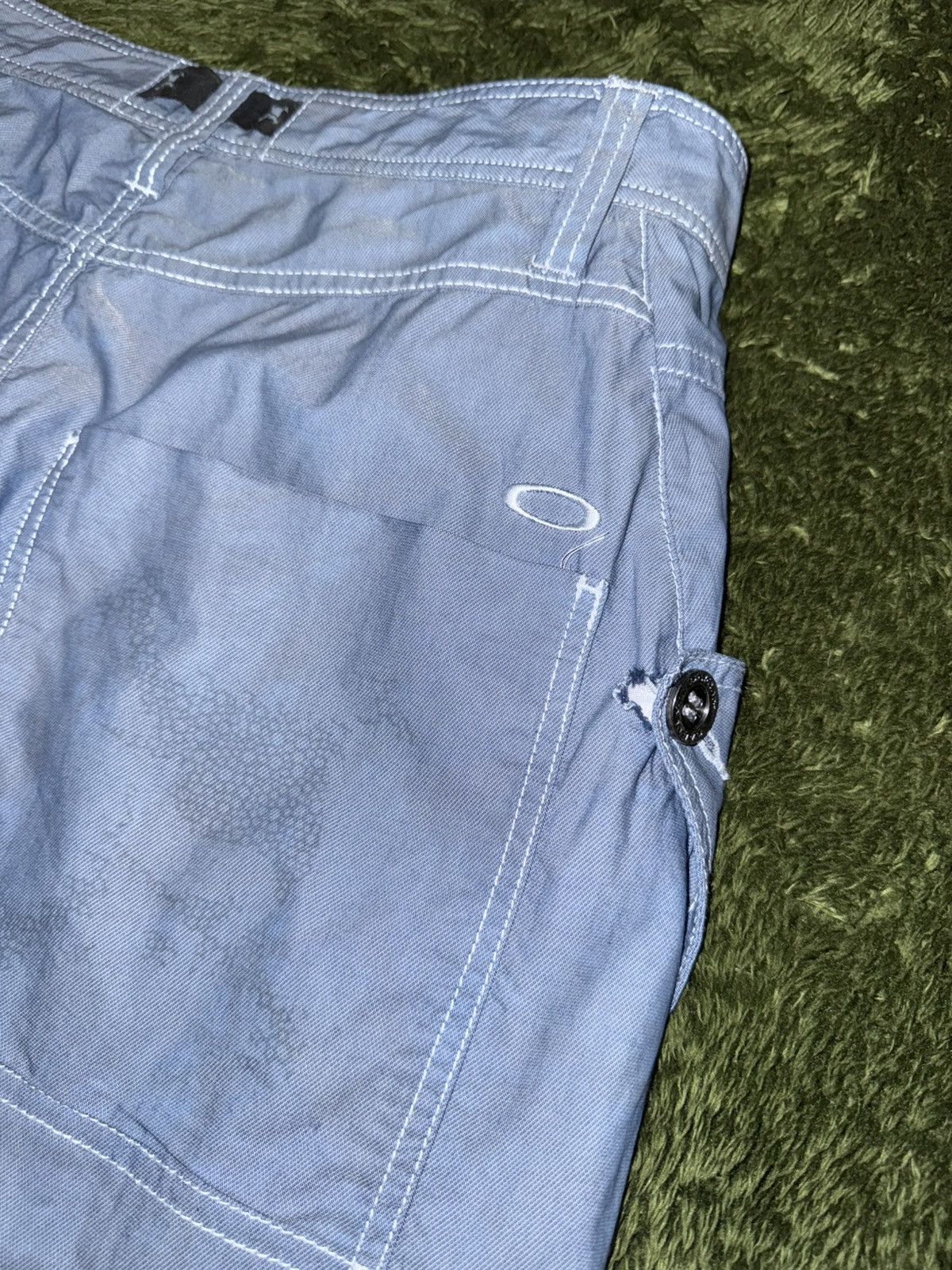 Oakley [32] Oakley Japan Skull Hand-Dyed Cropped Pants Indigo Size US 32 / EU 48 - 9 Thumbnail