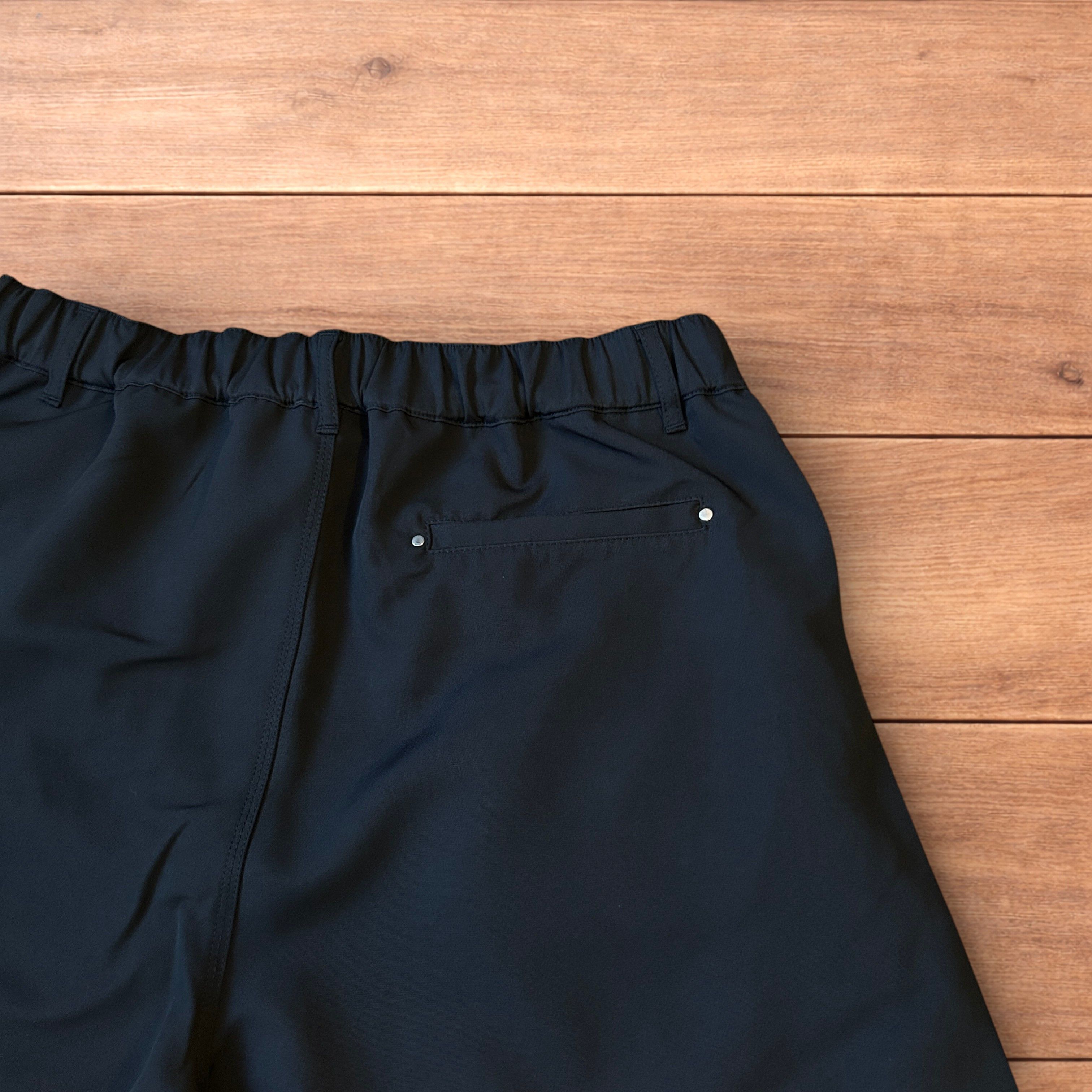 Japanese Brand Vintage style baggy balloon fit tailored trousers in black. Size US 34 / EU 50 - 4 Thumbnail