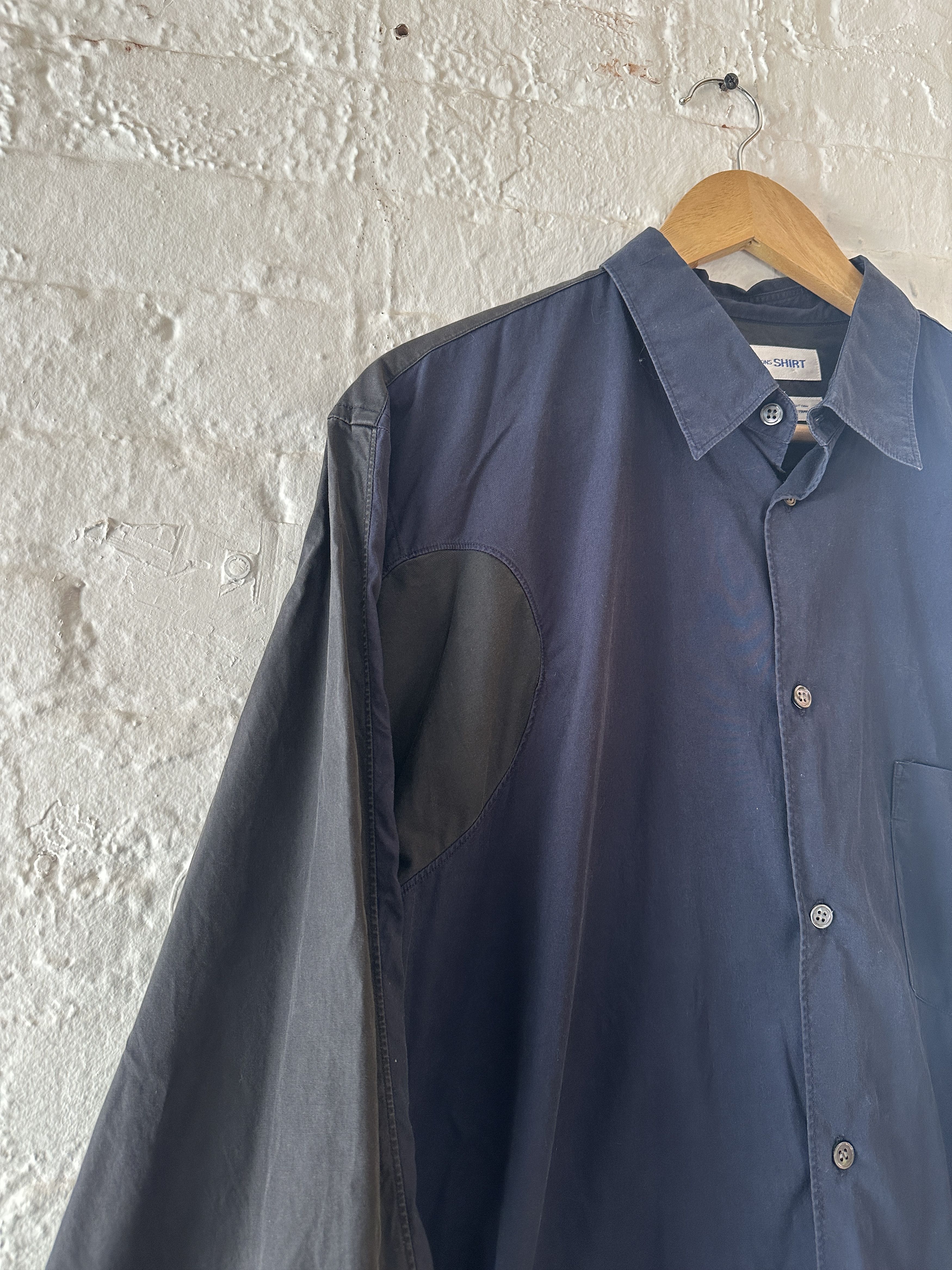 Comme des Garcons Comme des Garcons SHIRT Paneled Button Up Shirt Size US M / EU 48-50 / 2 - 2 Thumbnail