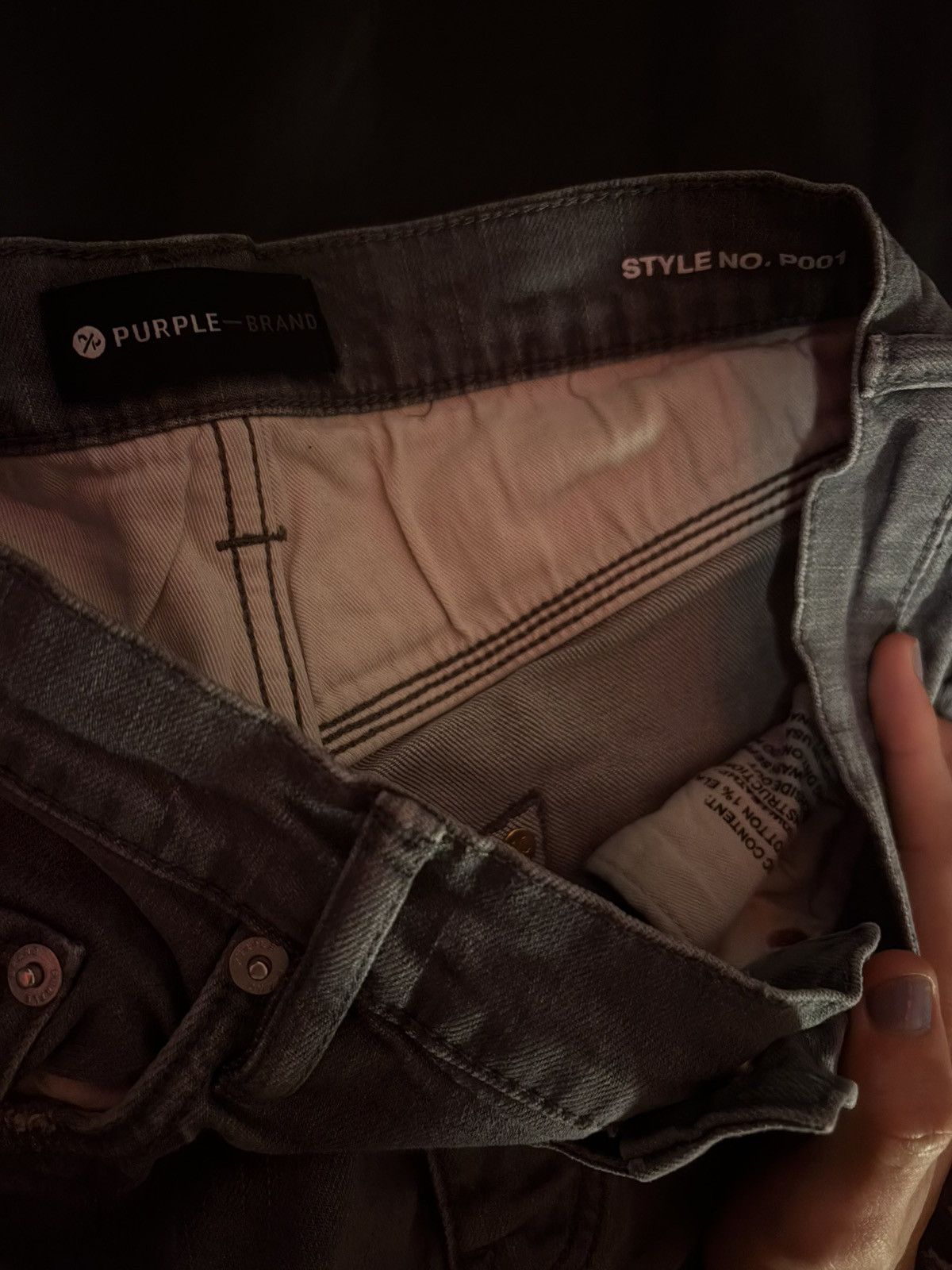 Purple Brand Purple paint splatter jeans Size US 30 / EU 46 - 3 Thumbnail