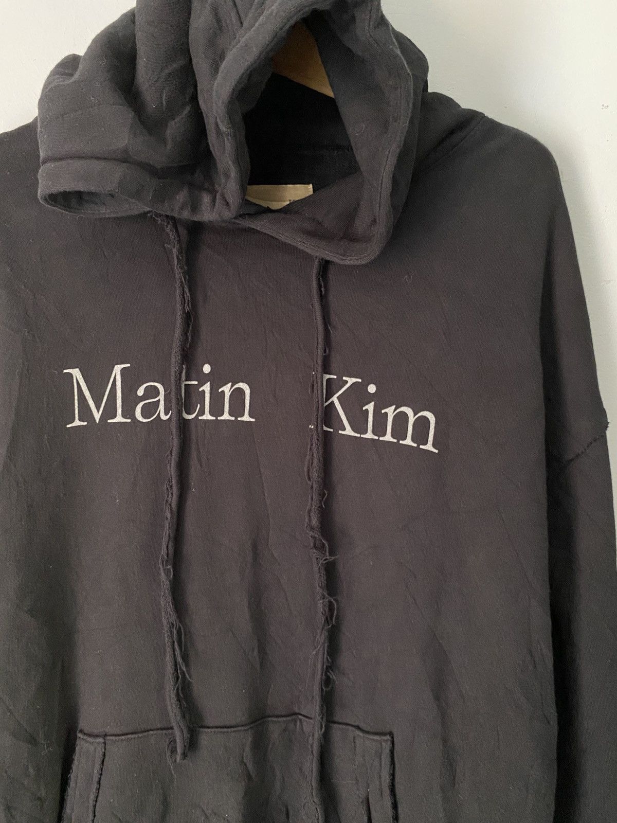 Matin Kim Matin Kim distressed font oversized hoodie Size US M / EU 48-50 / 2 - 3 Thumbnail