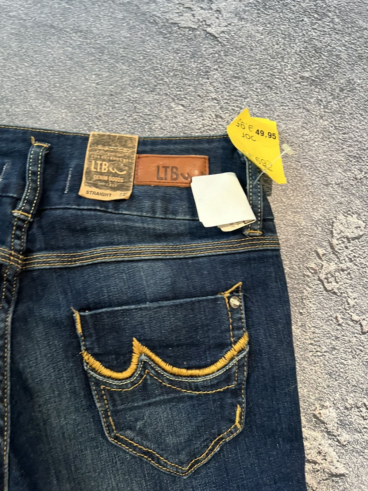 Vintage RARE Vintage LTB Skinny Underground Jeans Size US 27 - 7 Thumbnail