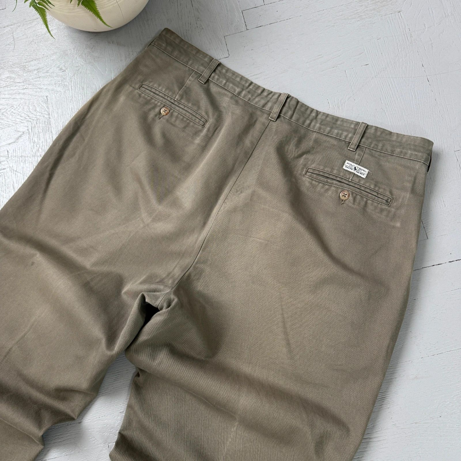 Polo Ralph Lauren Polo by Ralph Lauren Preppy Pleated Andrew Chino Pants Size US 40 / EU 56 - 4 Thumbnail