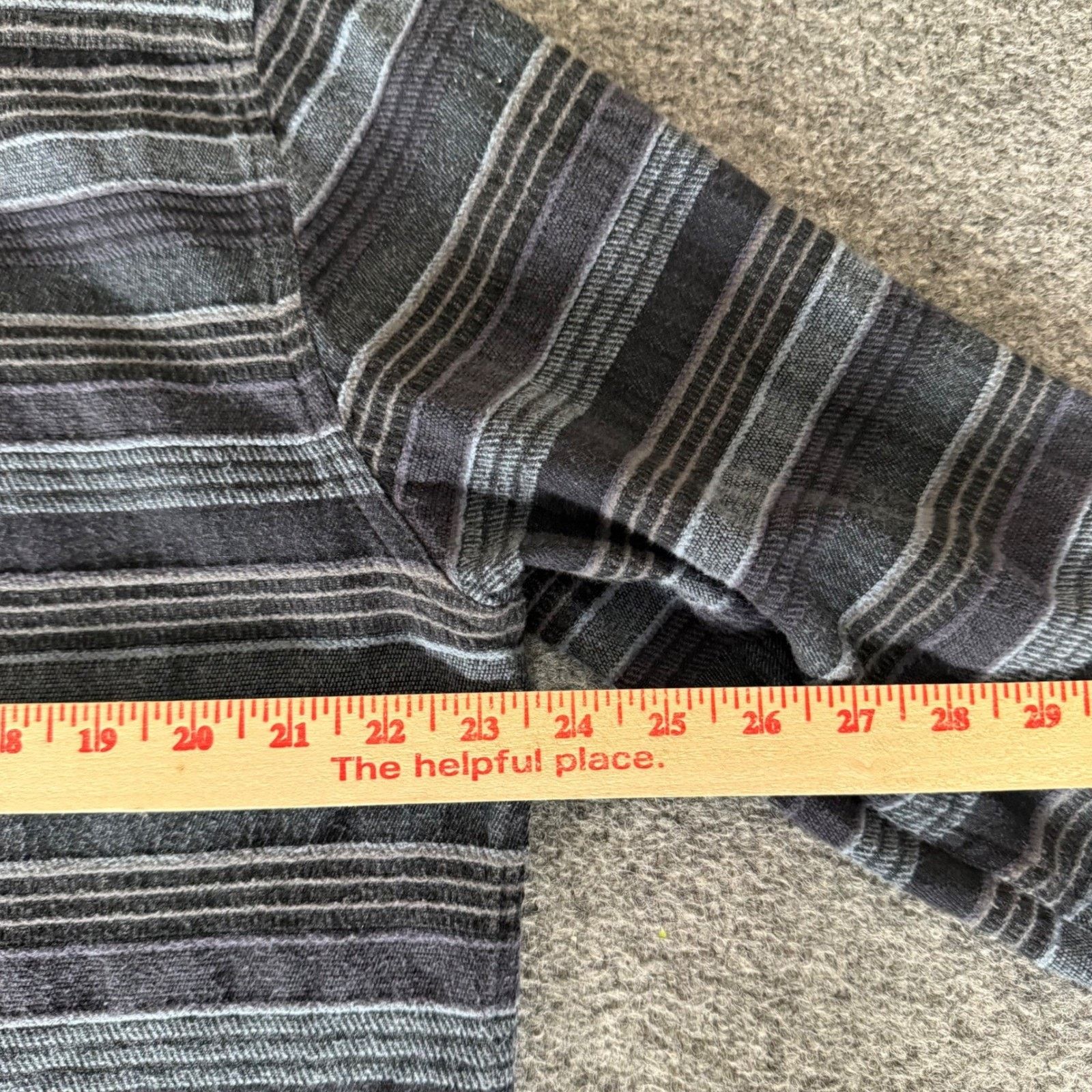 Other Carbon 2 Cobalt Mens Large Striped Cotton Button Up Shirt Size US L / EU 52-54 / 3 - 4 Thumbnail
