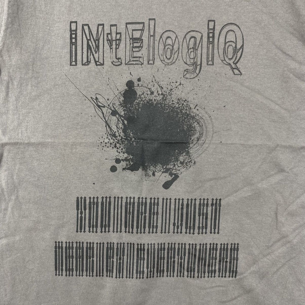 Vintage Vintage iNtElogiQ Band Tee Gray Small Indie Rock Grunge Y2K Size US S / EU 44-46 / 1 - 4 Thumbnail