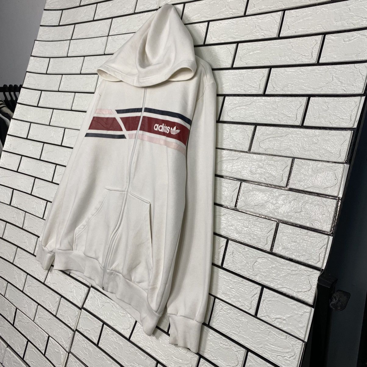 Adidas Vintage Zipper Bomber Jacket Adidas Big Logo Size US M / EU 48-50 / 2 - 3 Thumbnail