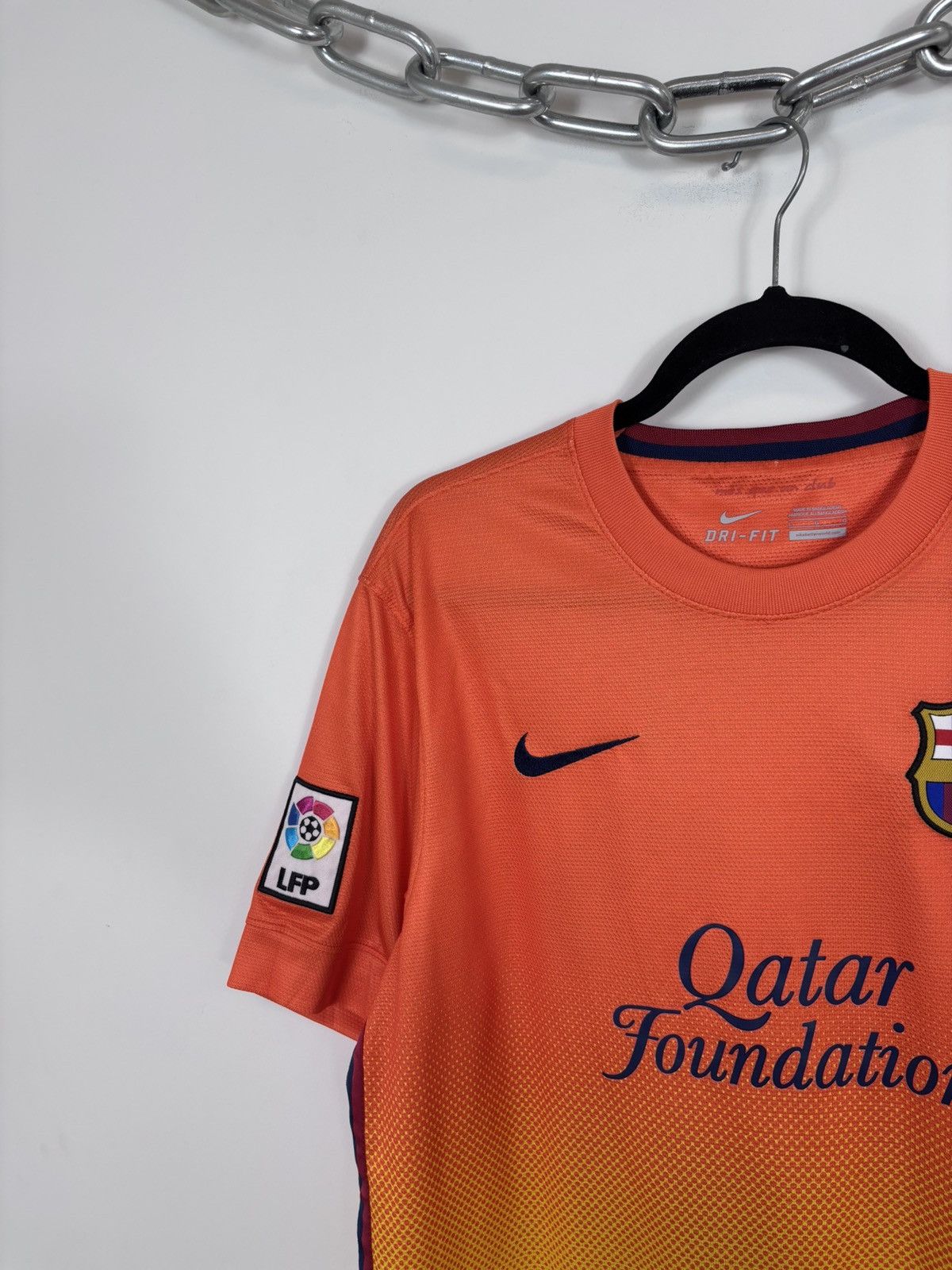 Nike Nike Barcelona 2012/2013 Away Tello #37 Soccer Jersey Shirt Size US L / EU 52-54 / 3 - 12 Thumbnail