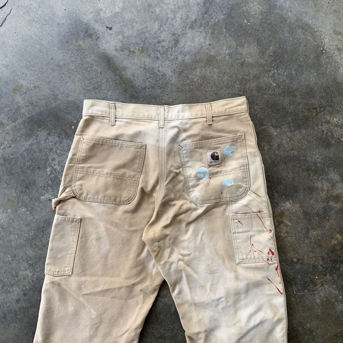 Carhartt W34'' Vintage Carpenter Pants Carhartt Splatter Paint Size US 34 / EU 50 - 6 Thumbnail
