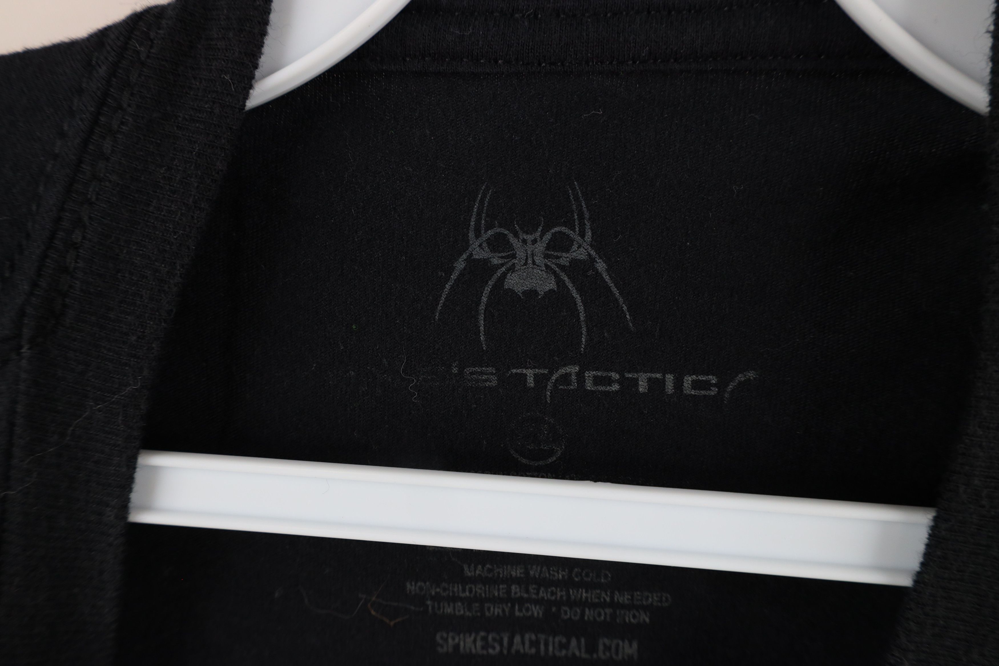Vintage Spikes Tactical Out Spider Logo Short Sleeve T-Shirt Black Size US XL / EU 56 / 4 - 6 Thumbnail