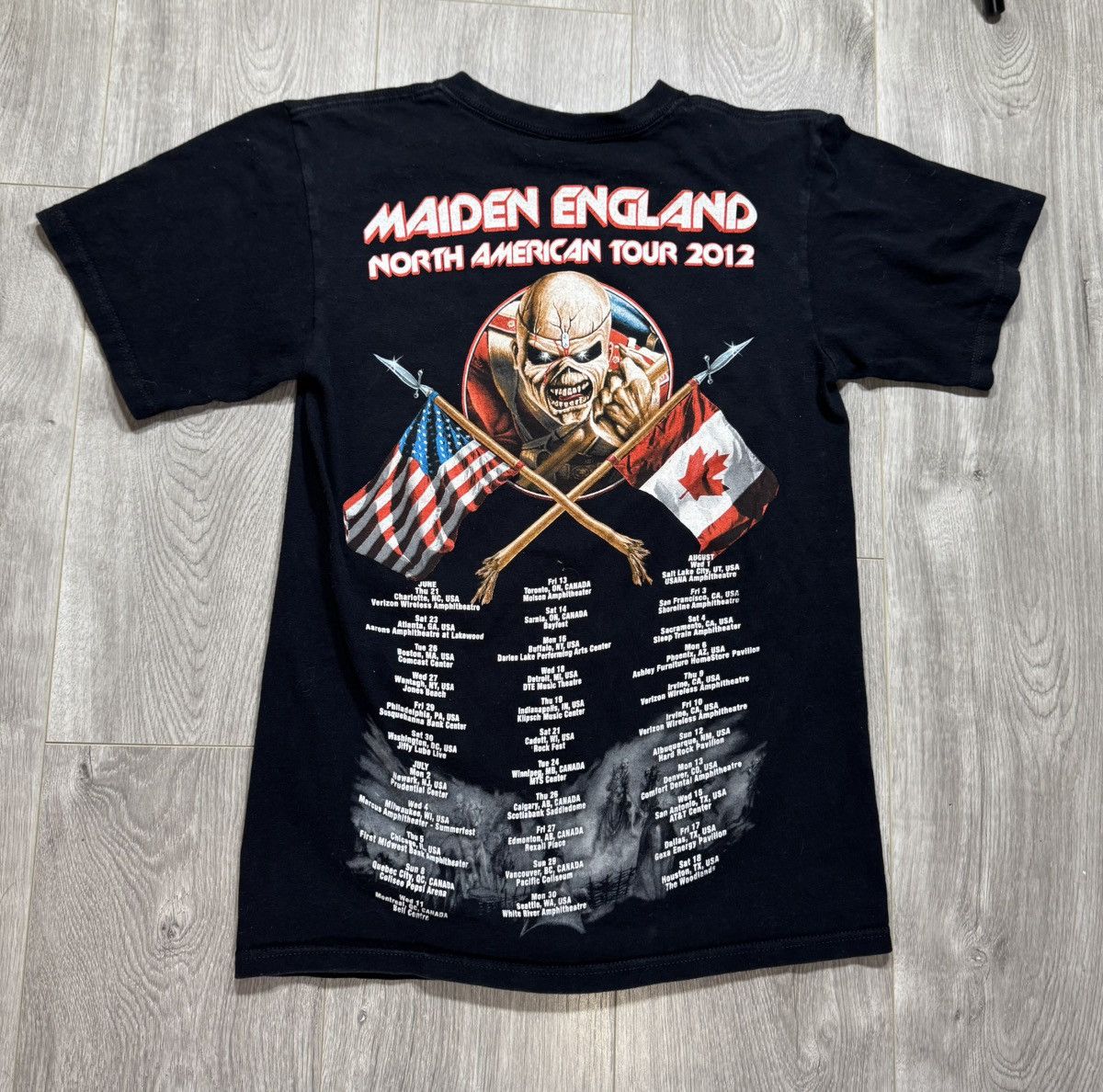 Band Tees × Iron Maiden IRON MAIDEN Maiden England 2012 North American Tour vintage Size US S / EU 44-46 / 1 - 2 Thumbnail