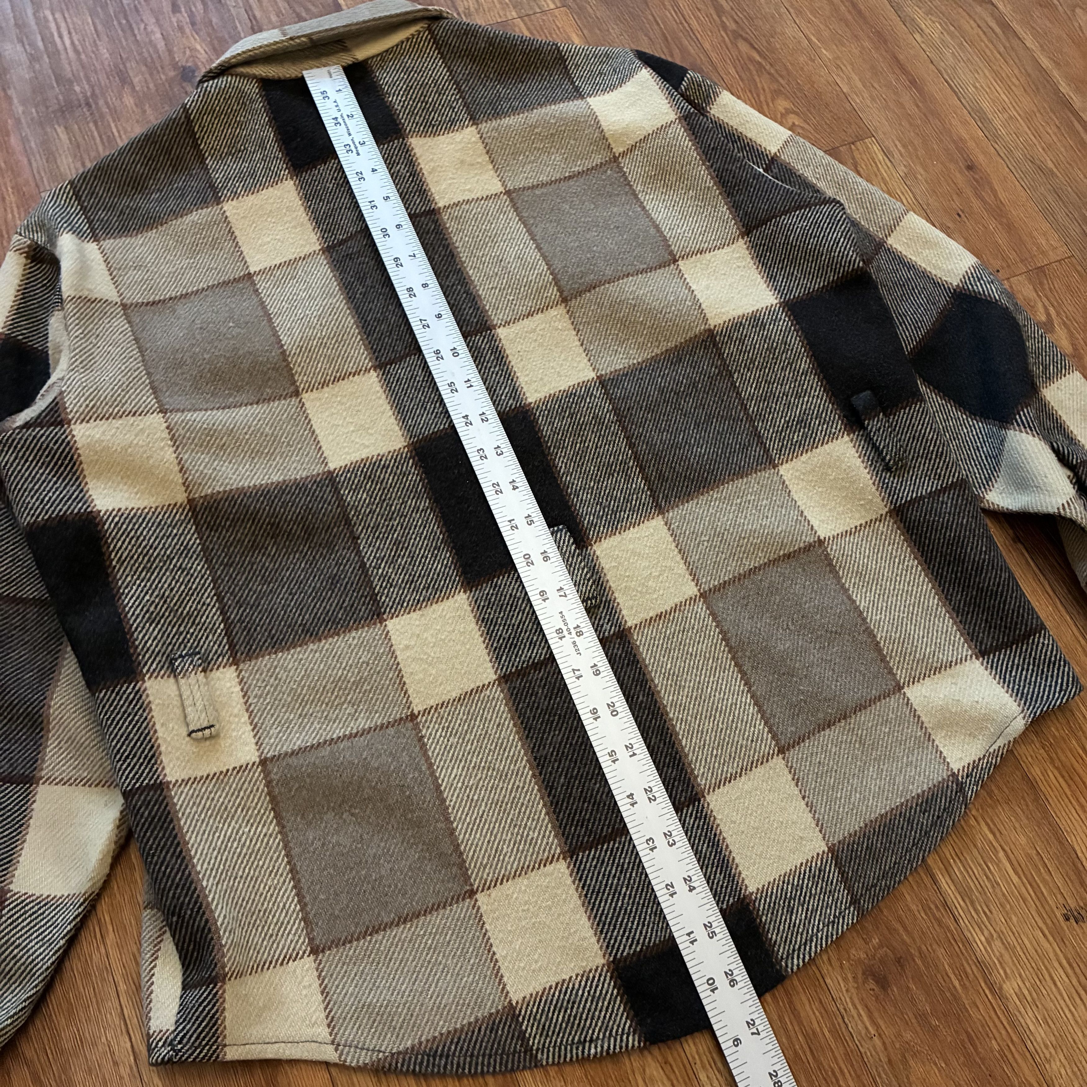 Other Wool CPO Shirt Plaid Vintage Campus 60s Size US M / EU 48-50 / 2 - 15 Thumbnail