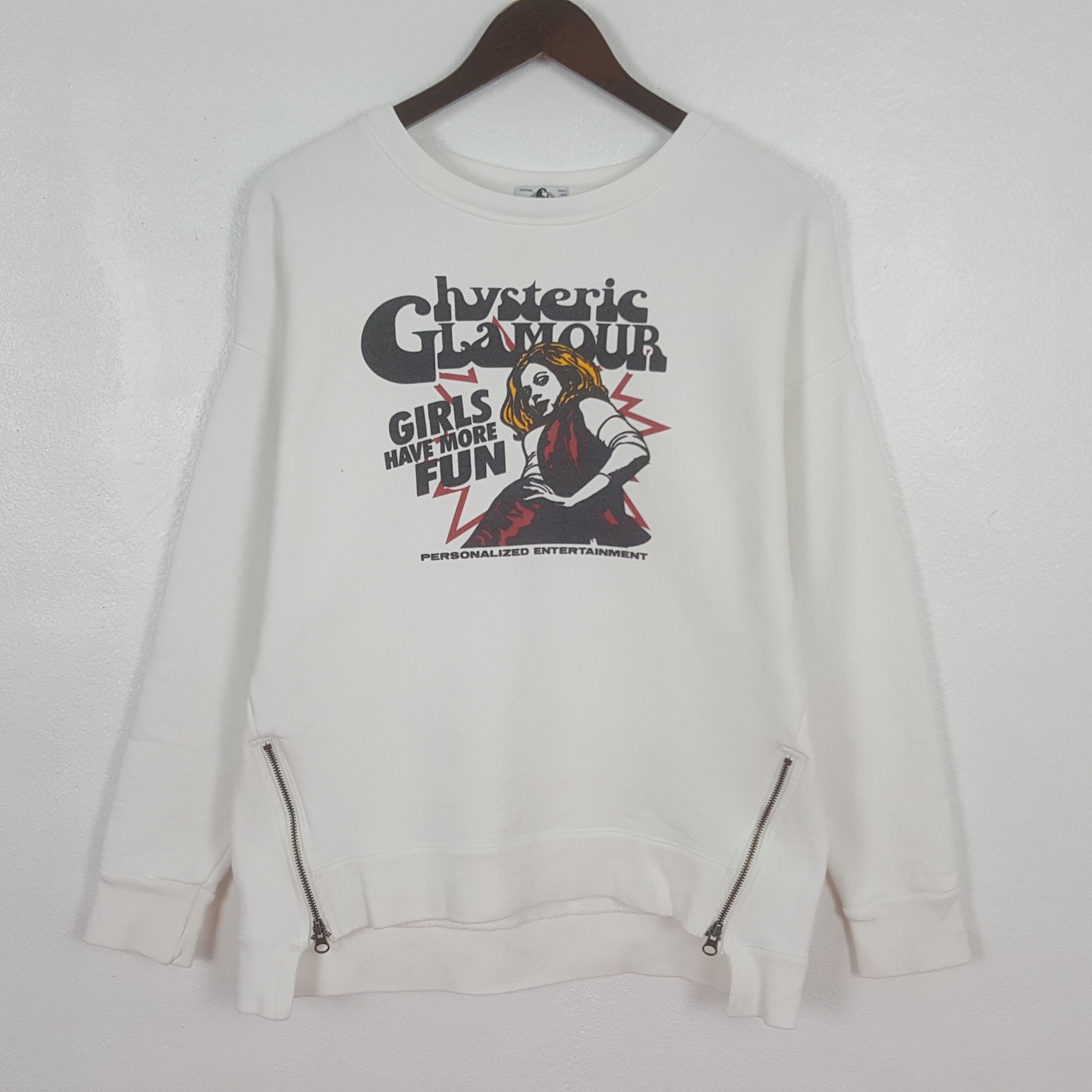 Hysteric Glamour Vintage Hysteric Glamour Zipper Style Sweatshirt Size US M / EU 48-50 / 2 - 1 Thumbnail