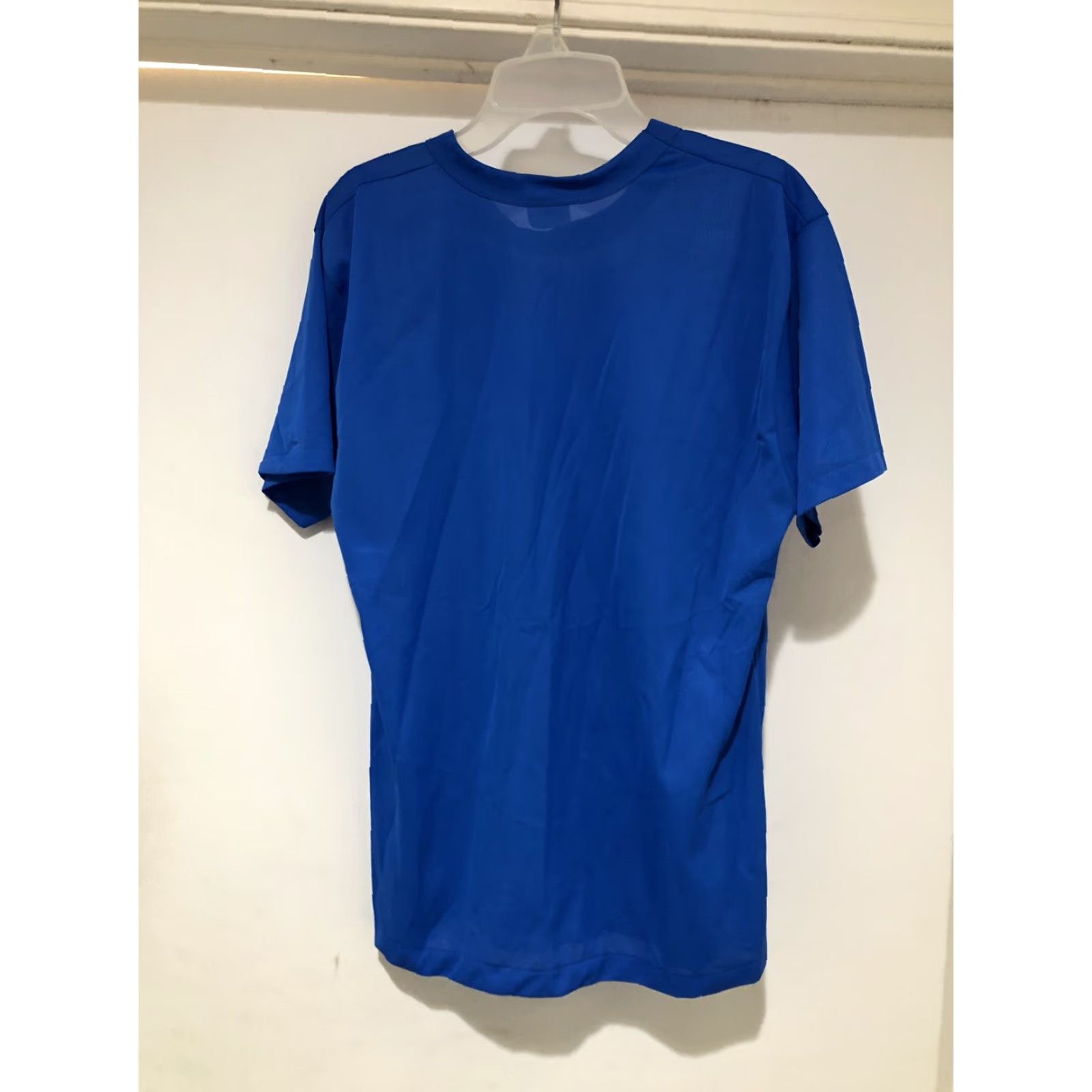 Vintage VINTAGE 60s Blue 100% Nylon Tricot T Shirt Size Small USA Punk Disco Rave USA Mens Short Sleeve Crew Neck Size US S / EU 44-46 / 1 - 4 Thumbnail