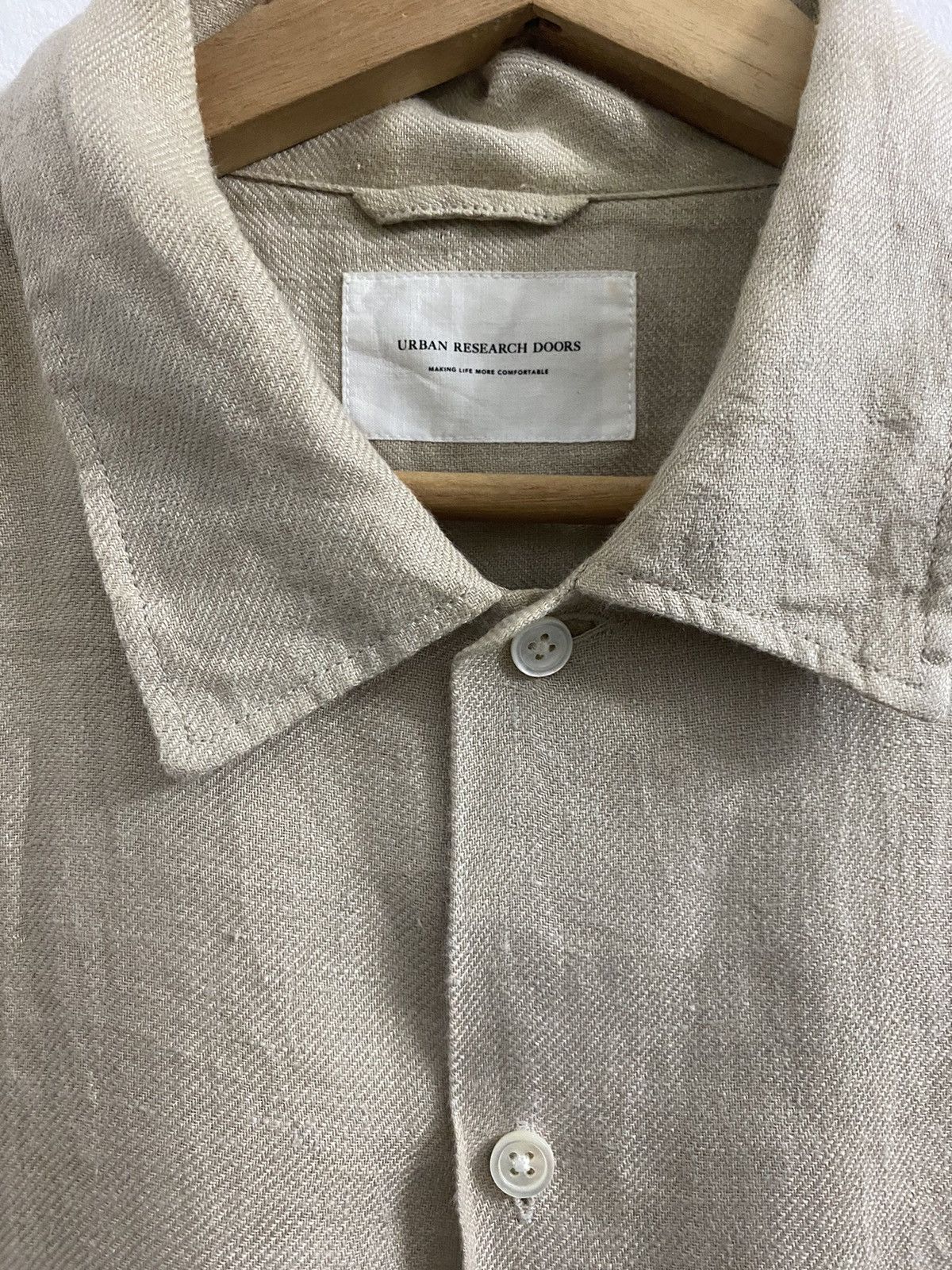 URBAN RESEARCH DOORS × Vintage 🔥FINAL DROP🔥 Urban Research Door Linen Shirt Size US M / EU 48-50 / 2 - 3 Thumbnail