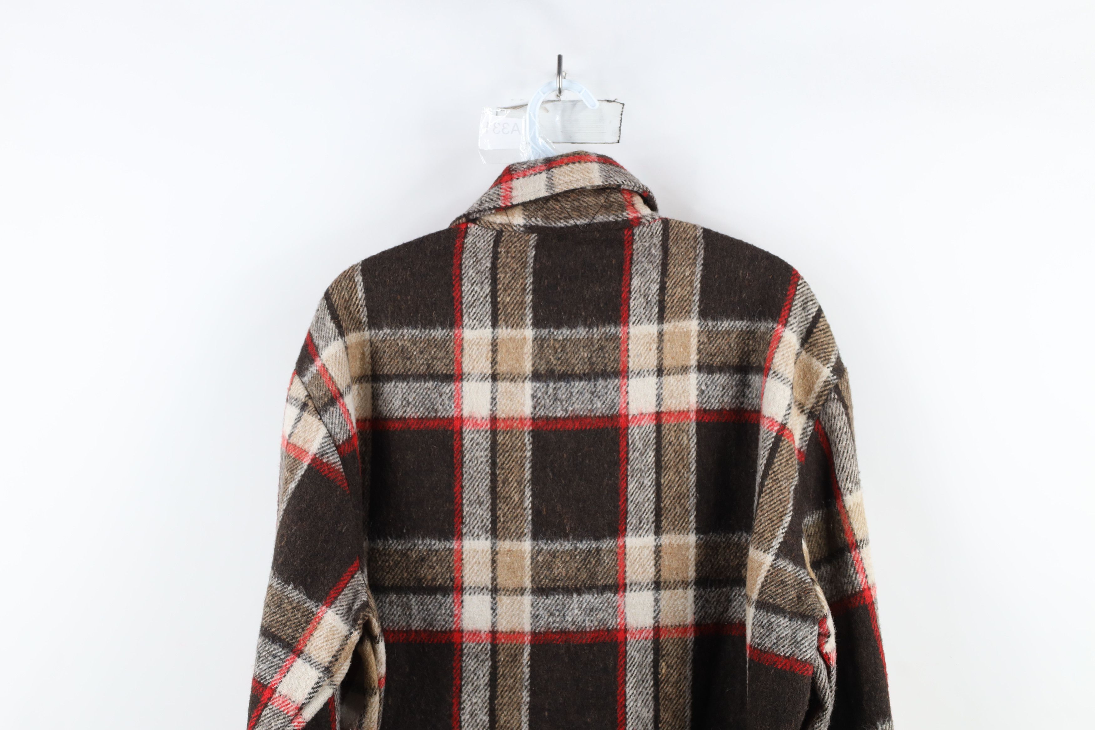 Vintage Vintage 70s 80s Streetwear CPO Shirt Jacket Jac Shirt Plaid Size US L / EU 52-54 / 3 - 13 Thumbnail