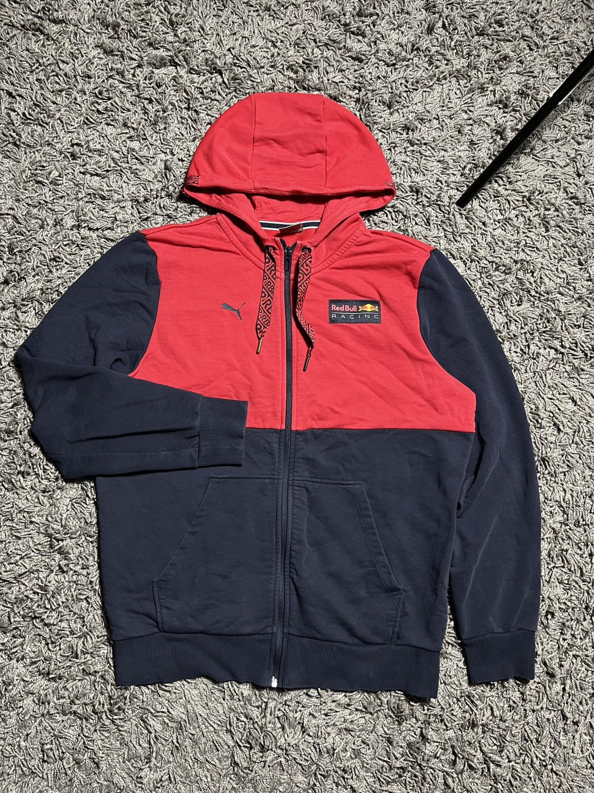 Red Bull REDBULL PUMA RACING FULL ZIP HOODIE COTTON Y2K Size US M / EU 48-50 / 2 - 1 Thumbnail